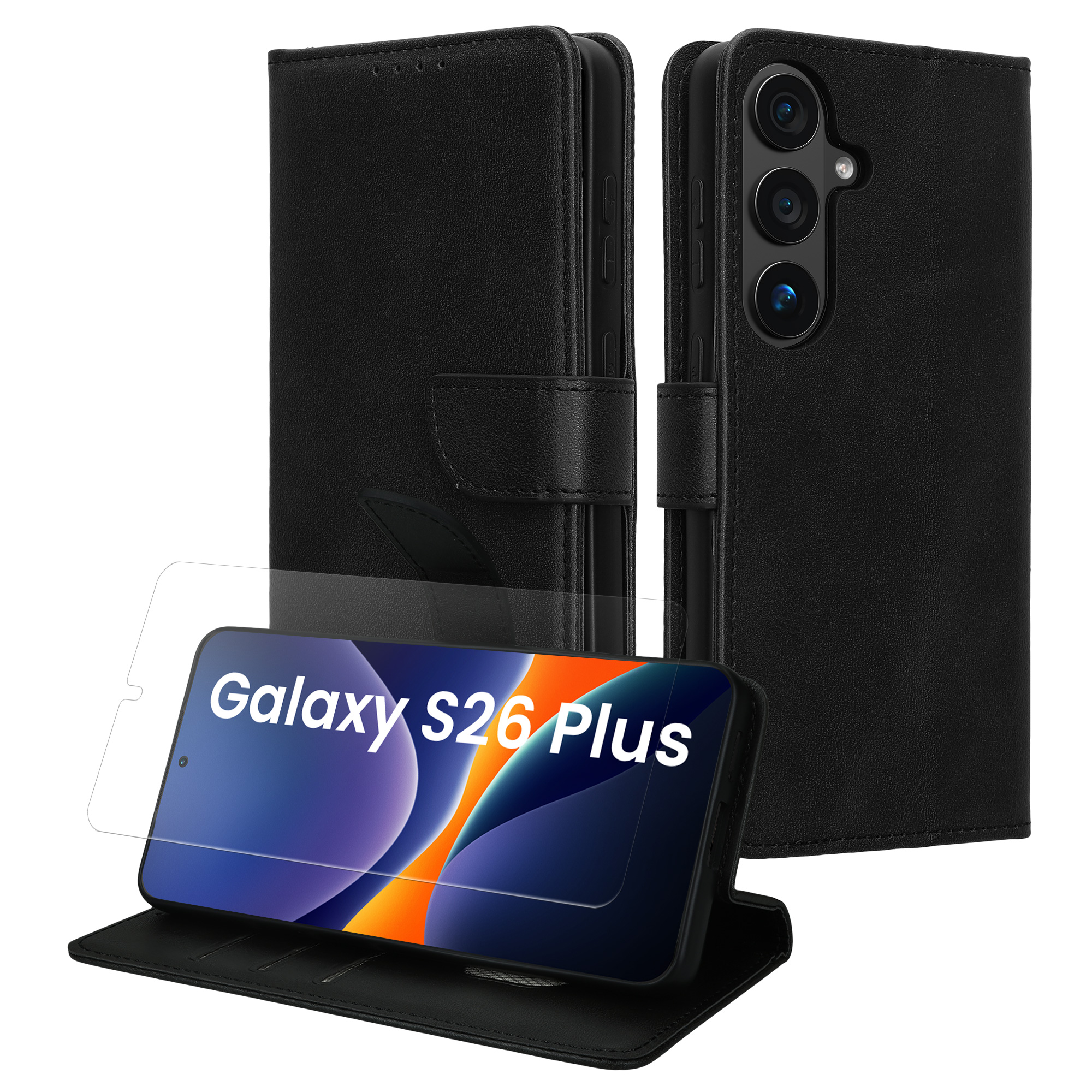 Flip pouzdro na mobil Samsung Galaxy S26 Plus kwmobile černá