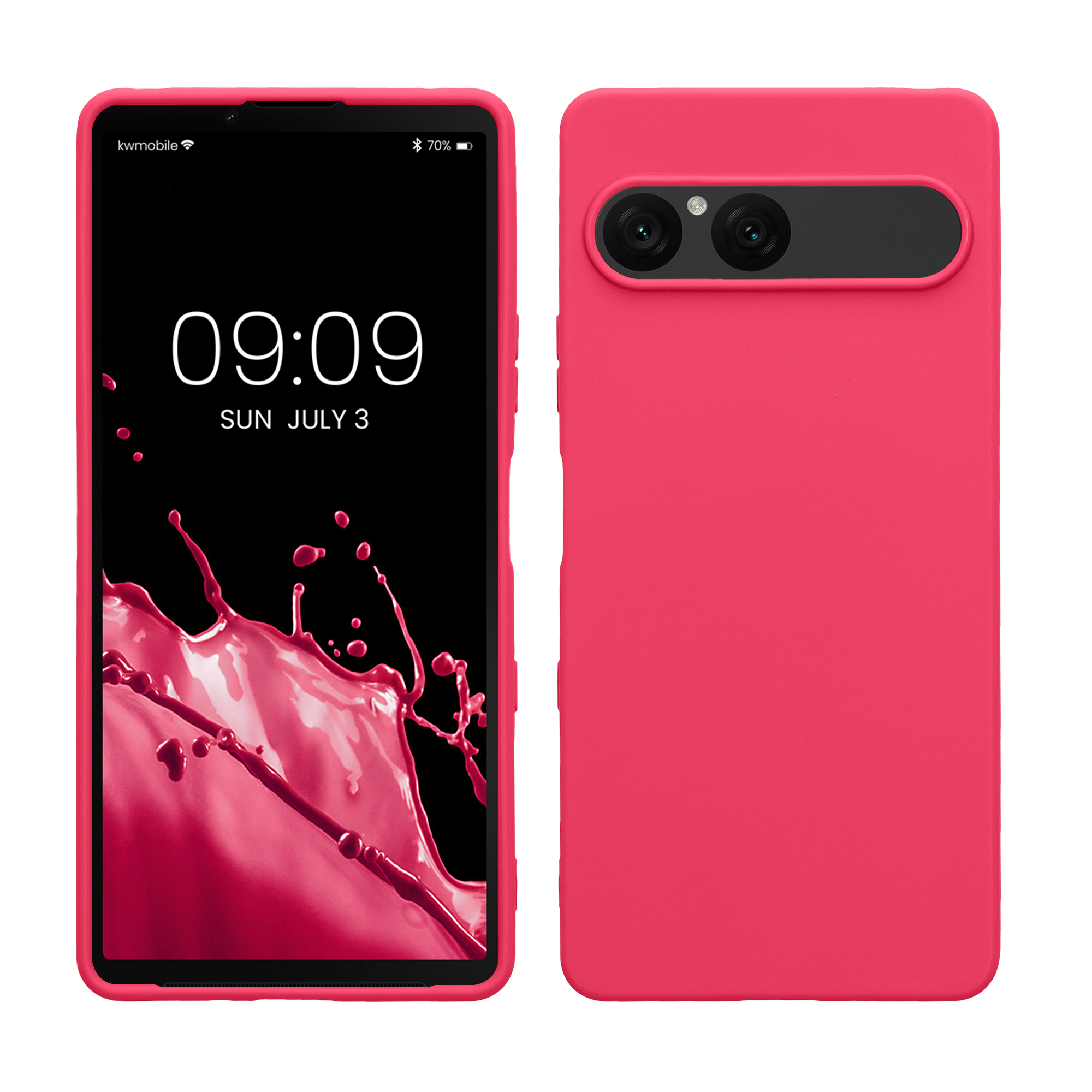 Kryt na mobil kwmobile - Sony Xperia 10 VII - neonově růžová
