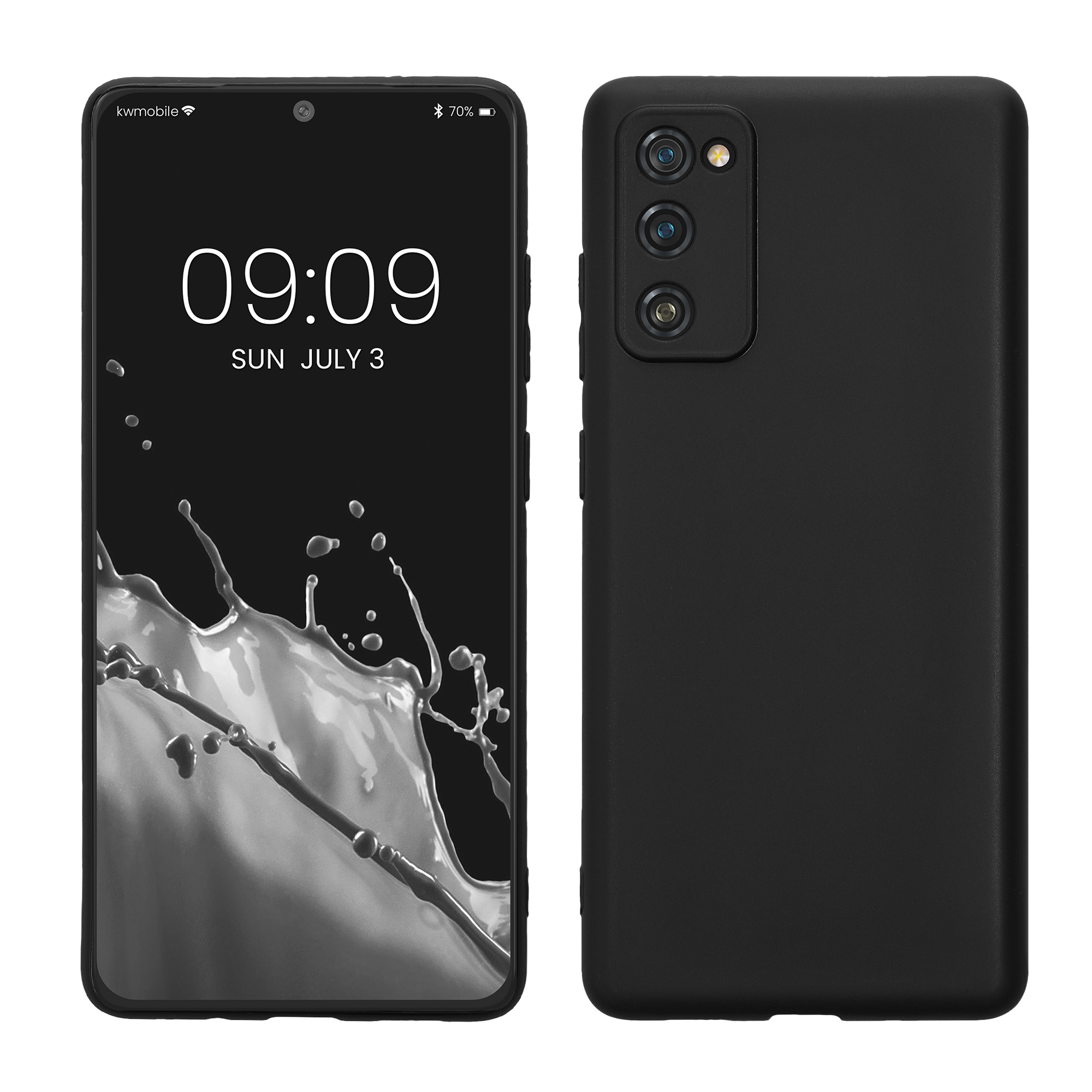 Matný kryt na mobil Samsung Galaxy S20 FE kwmobile černý