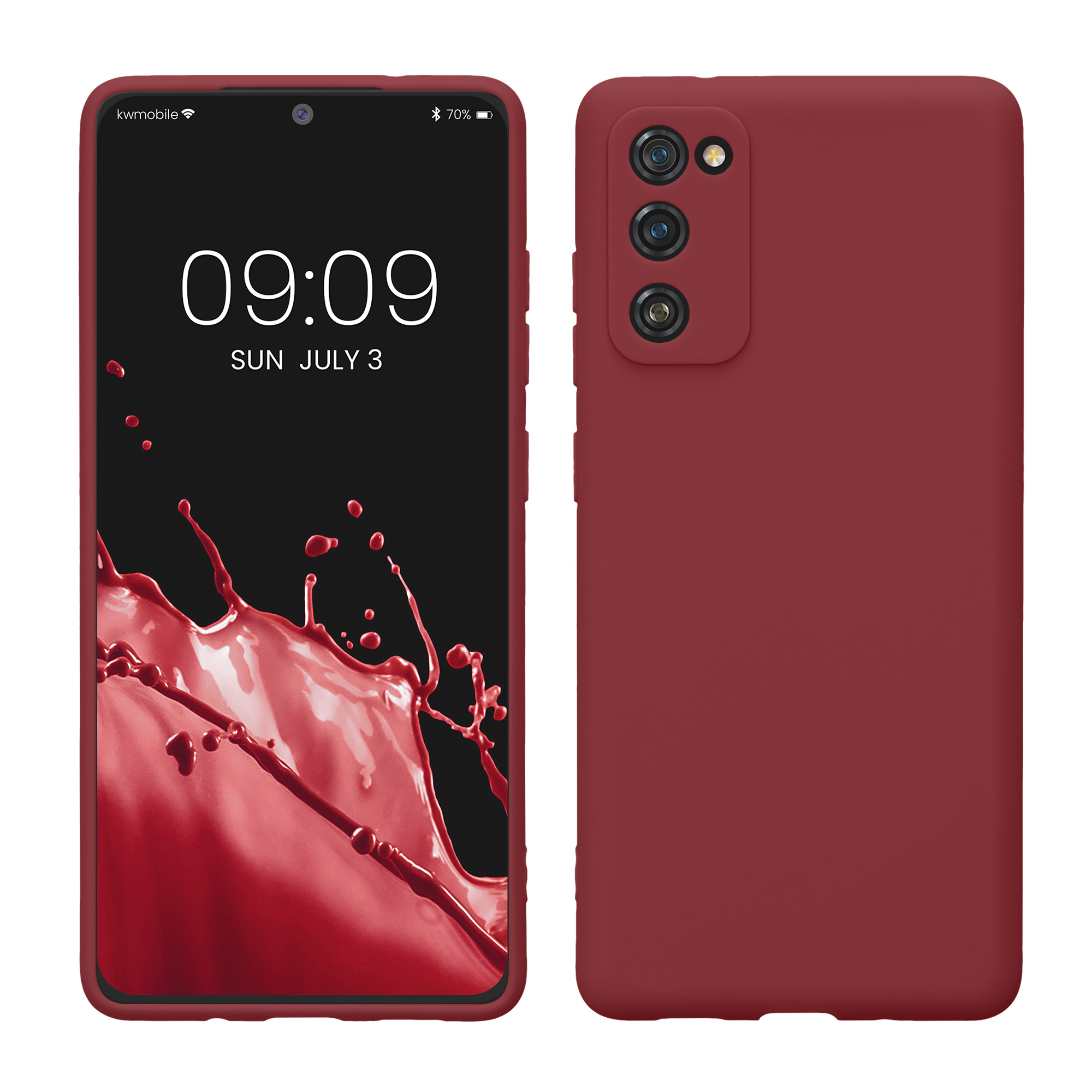 Pouzdro pro Samsung Galaxy S20 FE kwmobile tenké TPU - vínově fialová