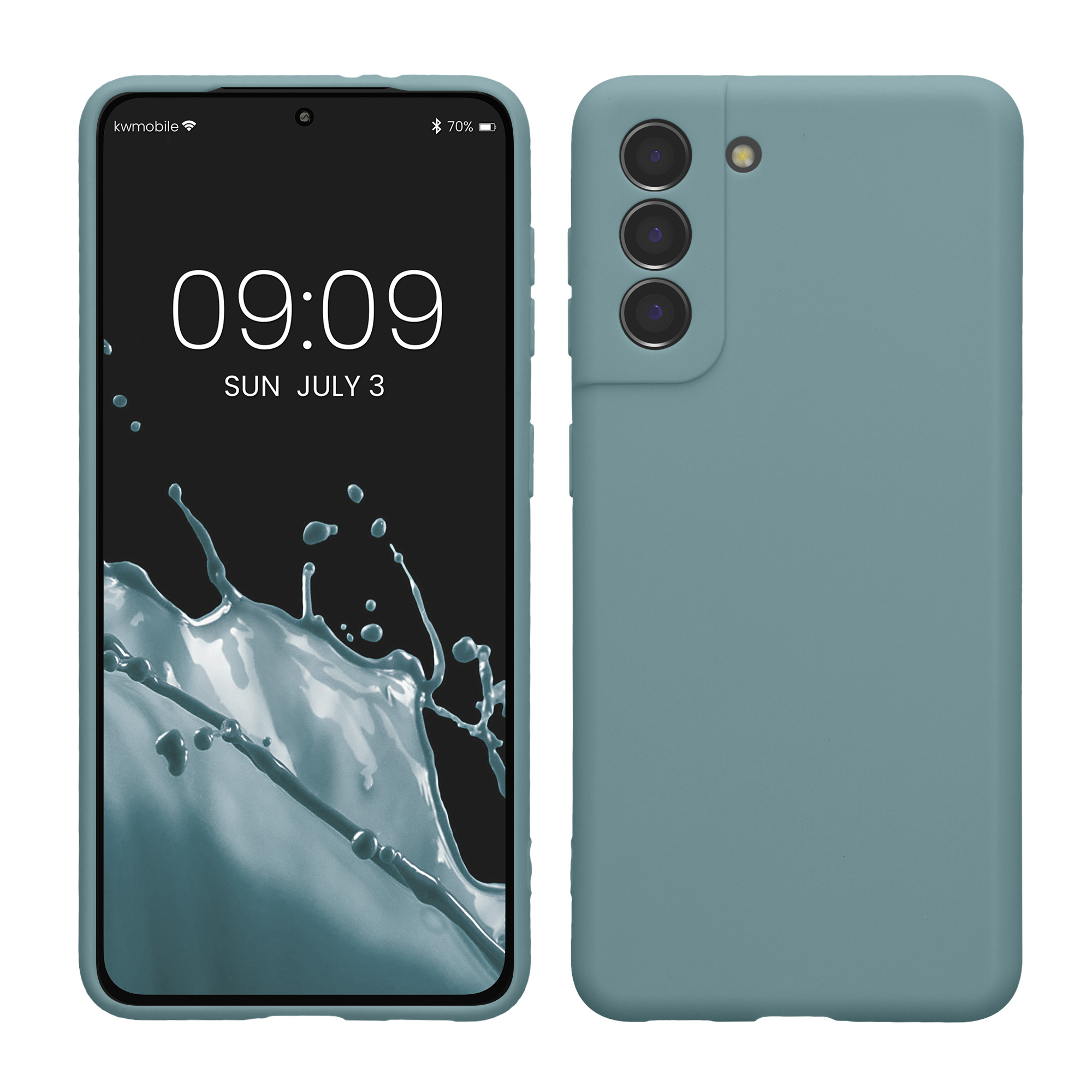Pouzdro pro Samsung Galaxy S21 kwmobile tenké TPU - arktická noc