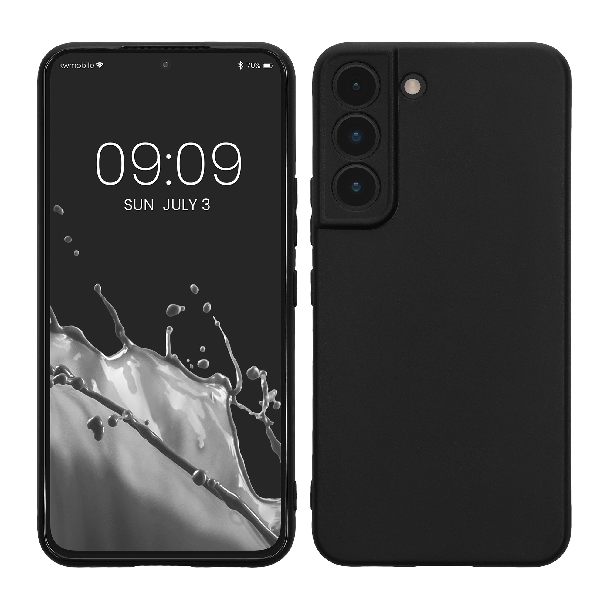 Kryt na mobil Galaxy S22 kwmobile Soft Matte černá