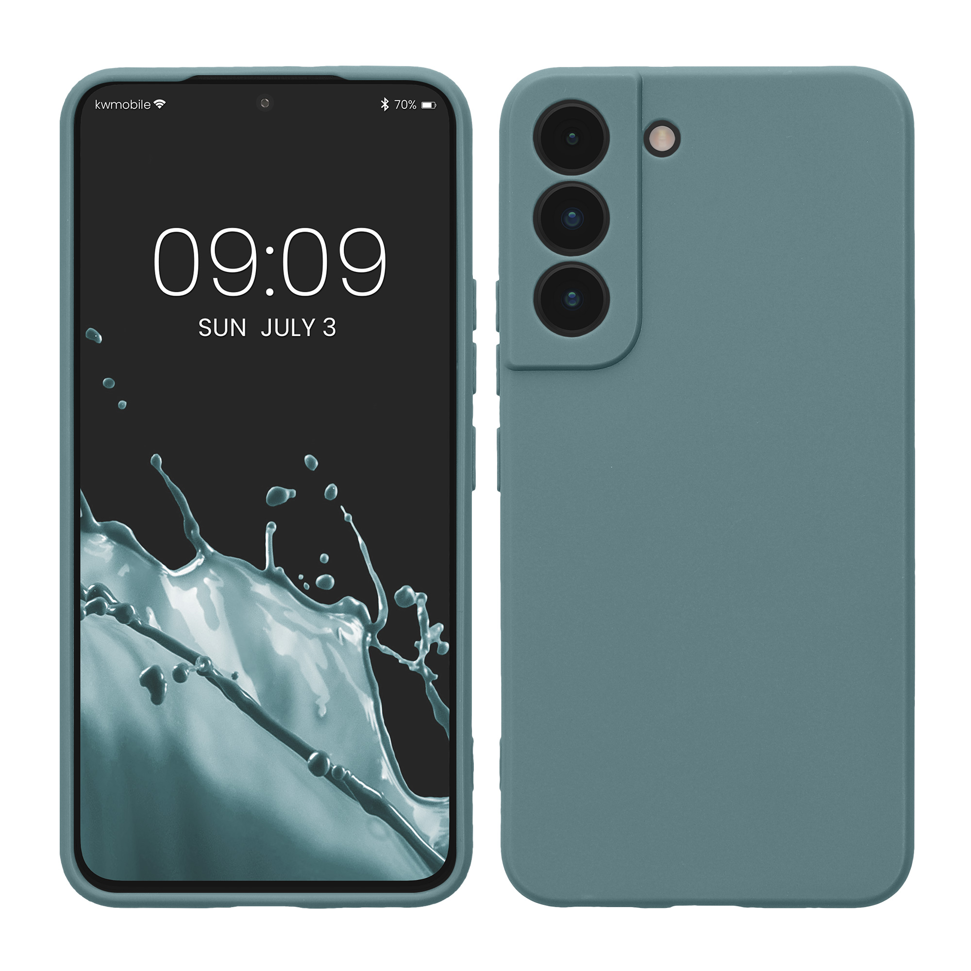 Pouzdro pro Samsung Galaxy S22 kwmobile tenké TPU - arktická noc