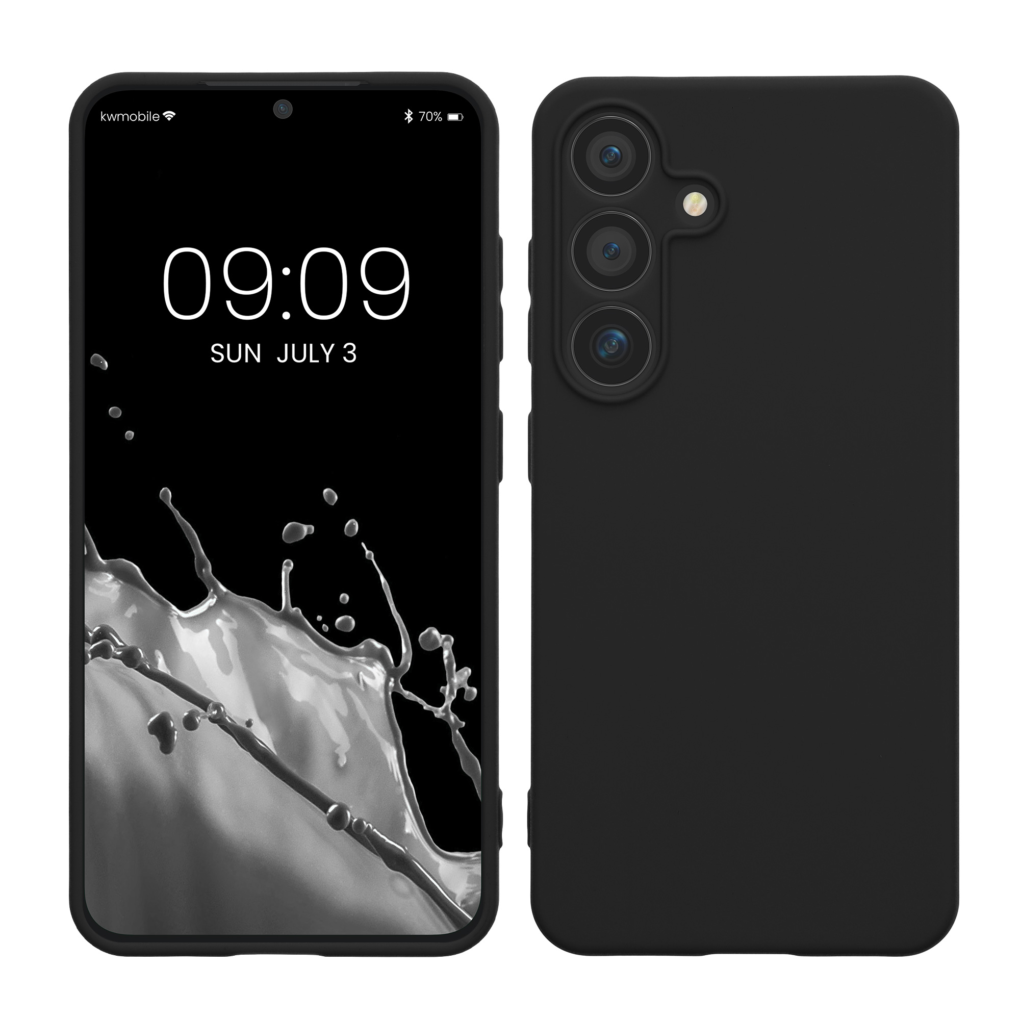 Pouzdro pro Samsung Galaxy S25 kwmobile tenké TPU - černá