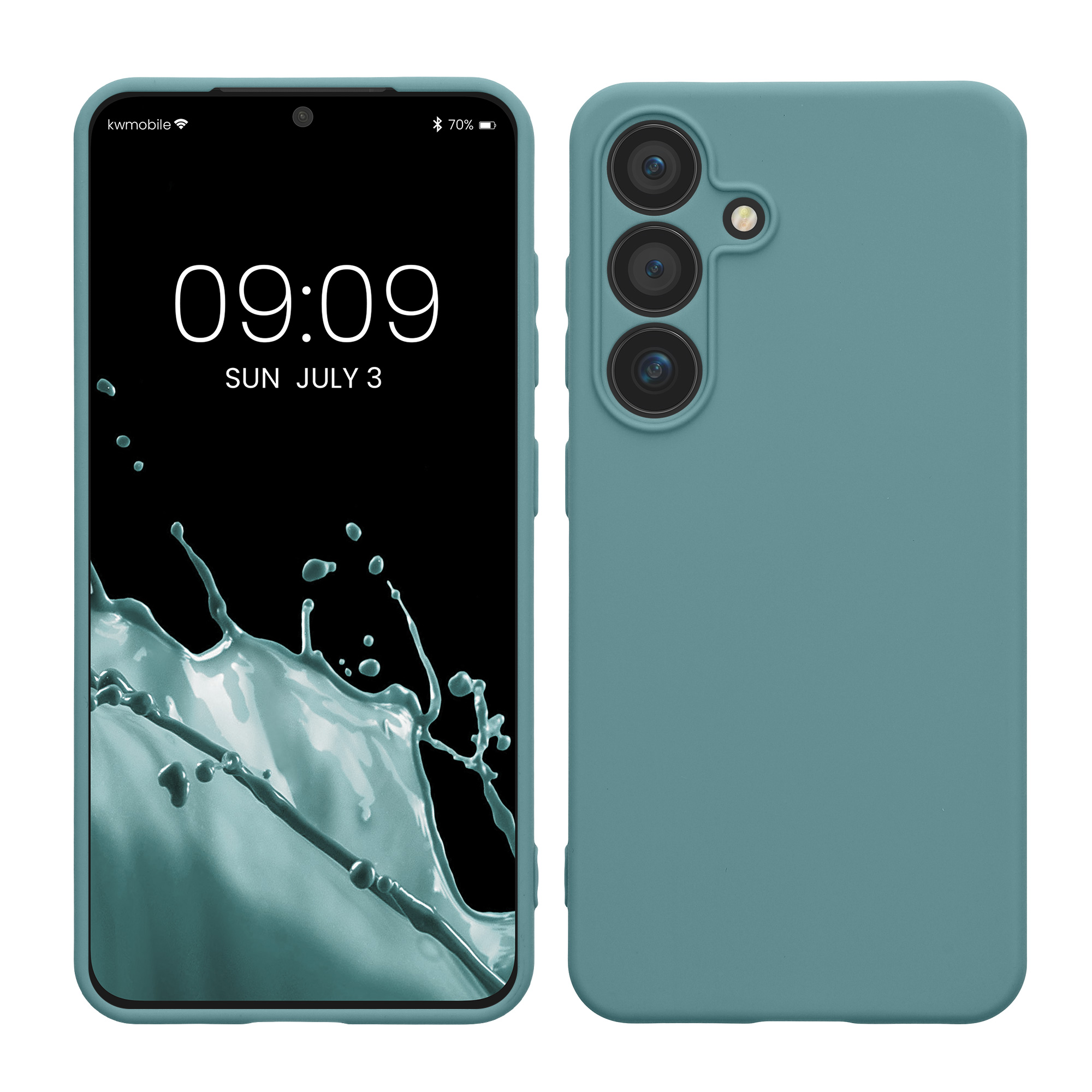 Pouzdro pro Samsung Galaxy S25 kwmobile tenké TPU - arktická noc