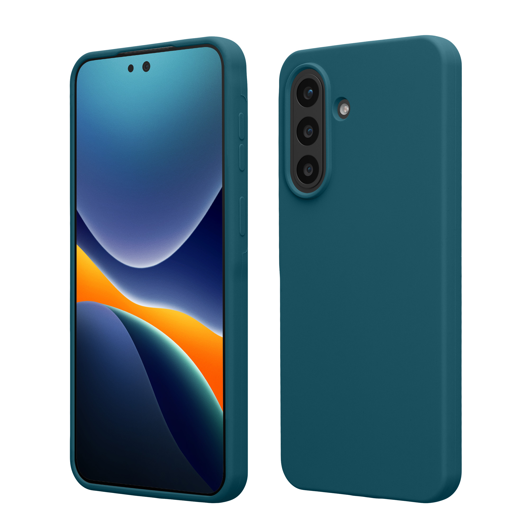 Kryt na mobil Samsung Galaxy A57 5G kwmobile TPU Matná petrolejová