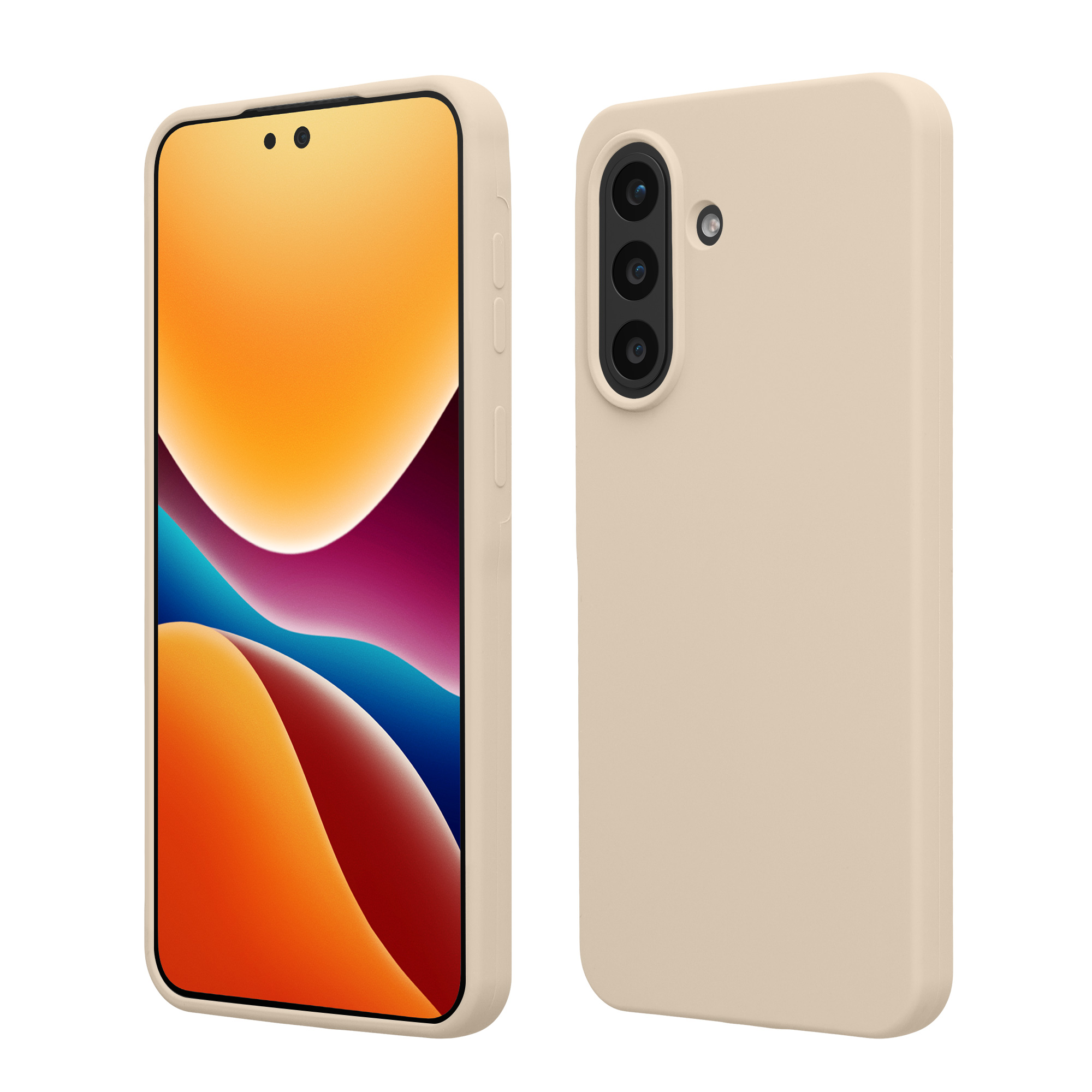 Kryt na mobil Samsung Galaxy A57 5G kwmobile TPU Matná krémová