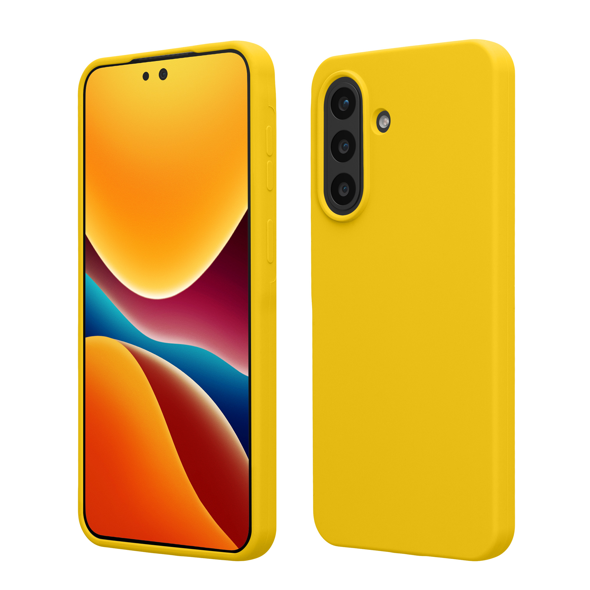 Kryt na mobil Samsung Galaxy A57 5G kwmobile TPU Zářivá žlutá