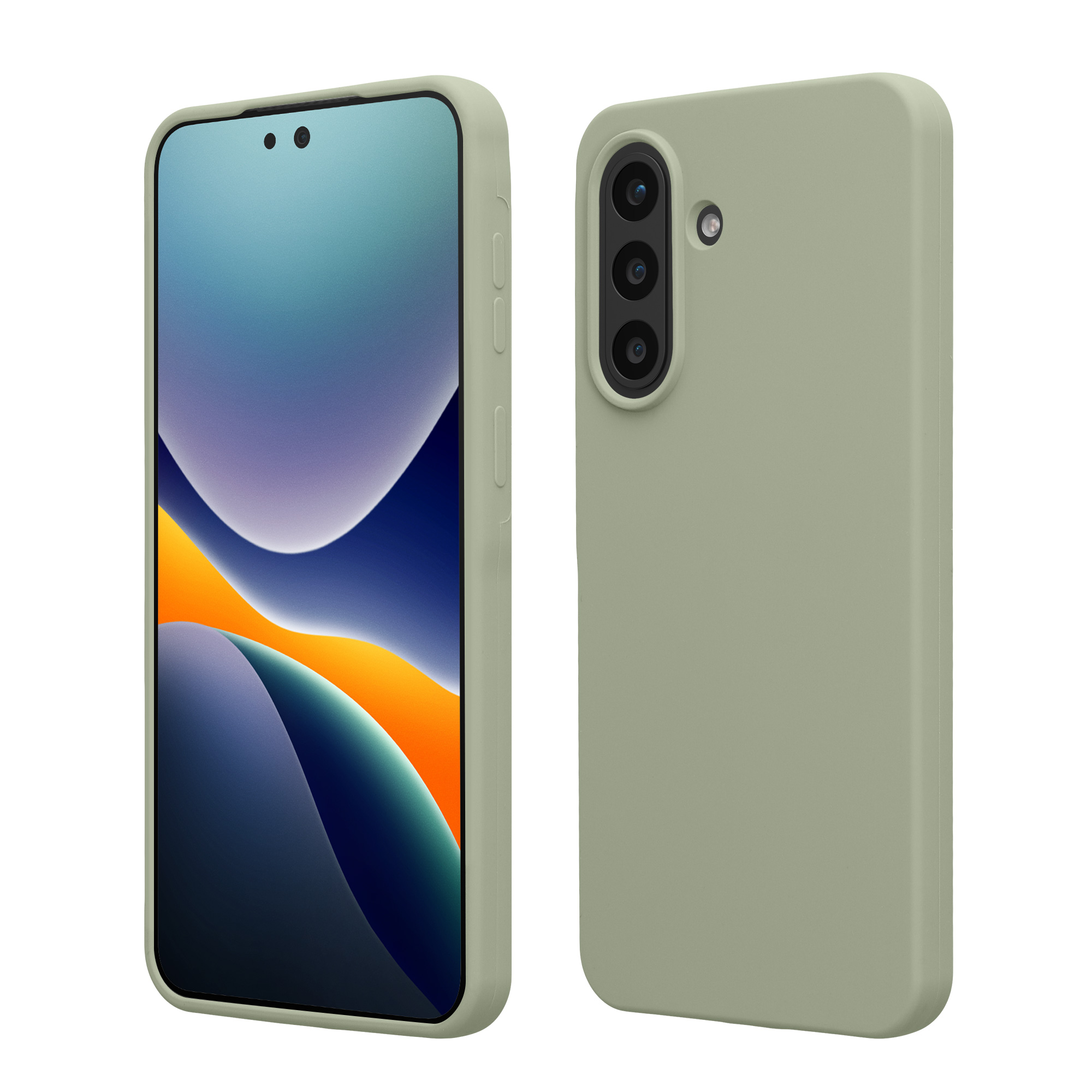 Kryt na mobil Samsung Galaxy A57 5G kwmobile TPU Šedo-zelená