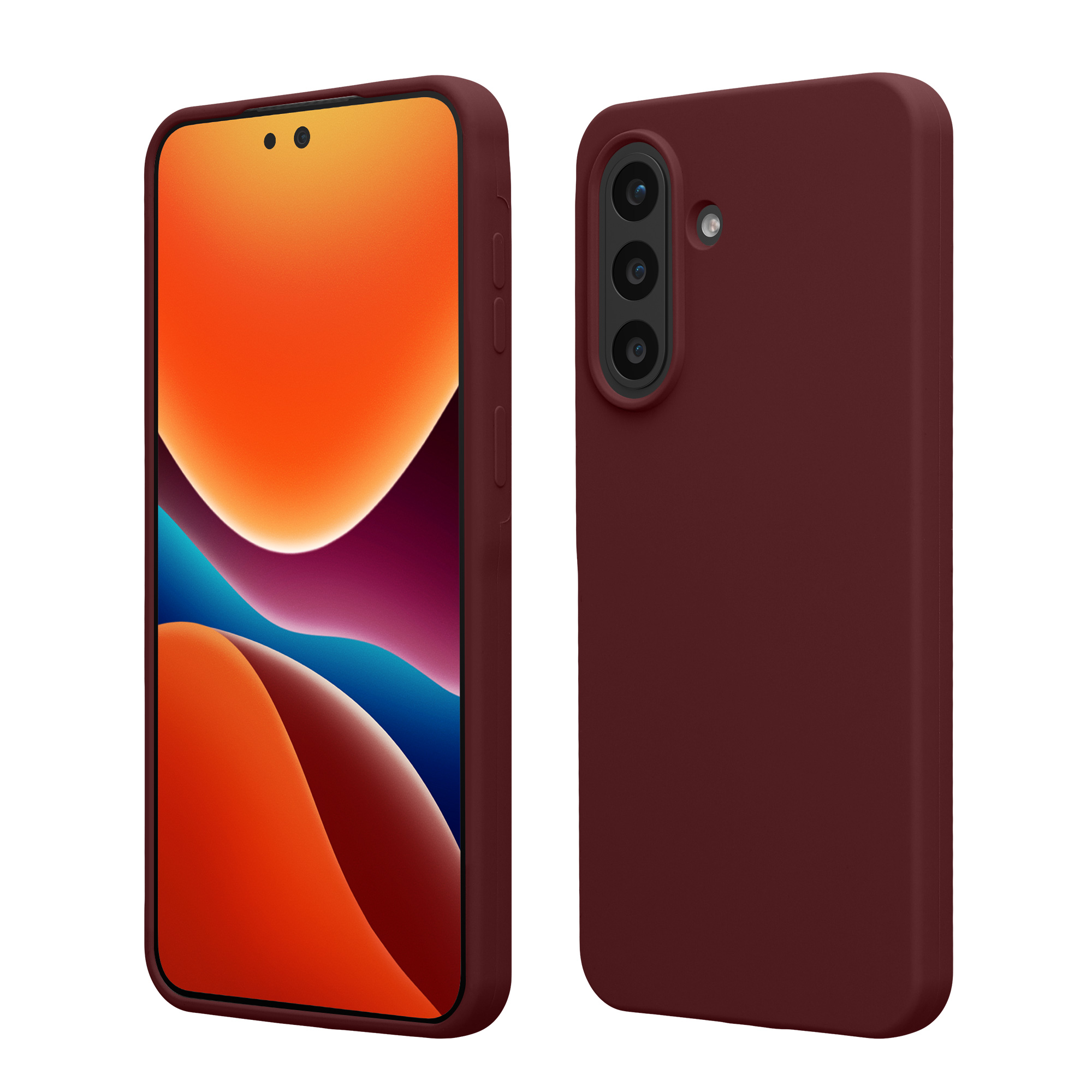 Kryt na mobil Samsung Galaxy A57 5G kwmobile TPU Bordeaux fialová