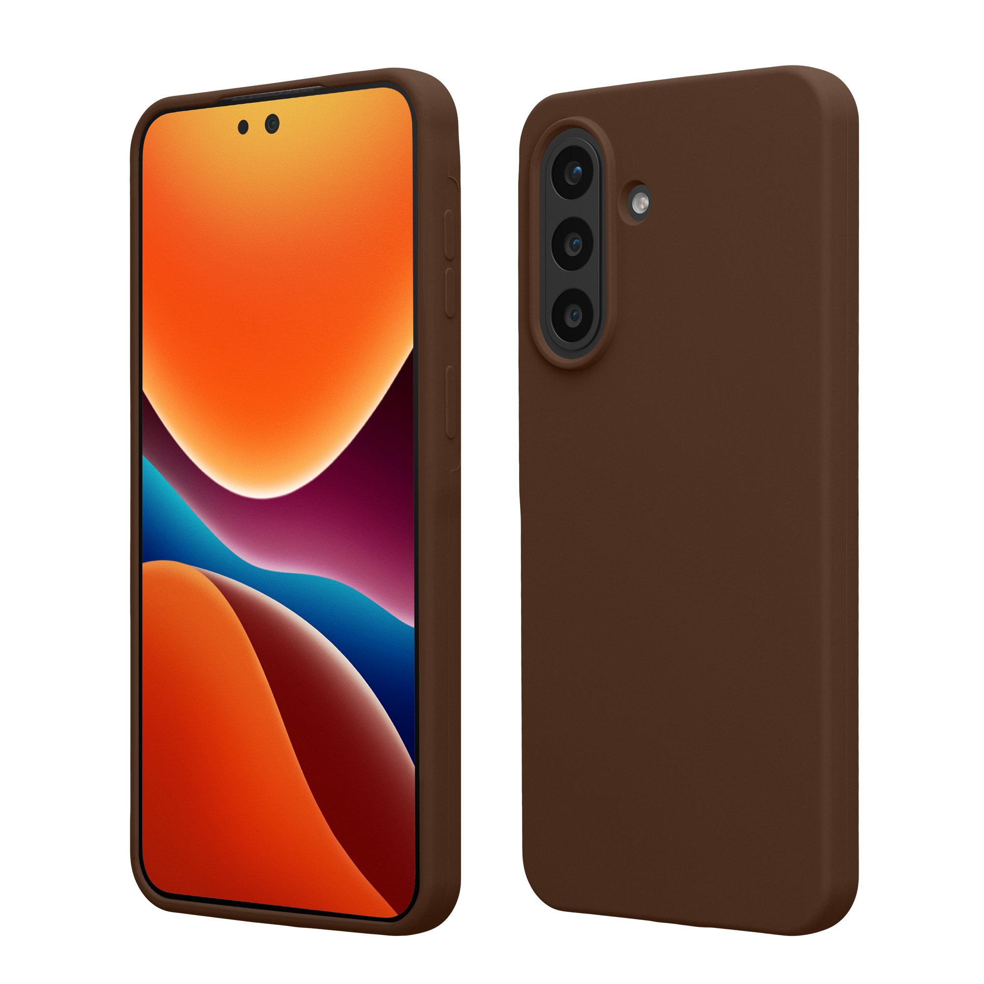 Kryt na mobil Samsung Galaxy A57 5G kwmobile TPU Čokoládová