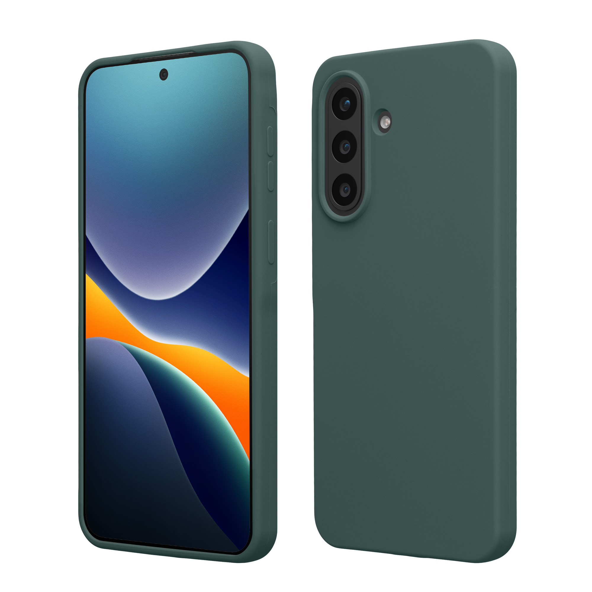 Pouzdro pro Samsung Galaxy A57 5G kwmobile silikonové - modrozelená