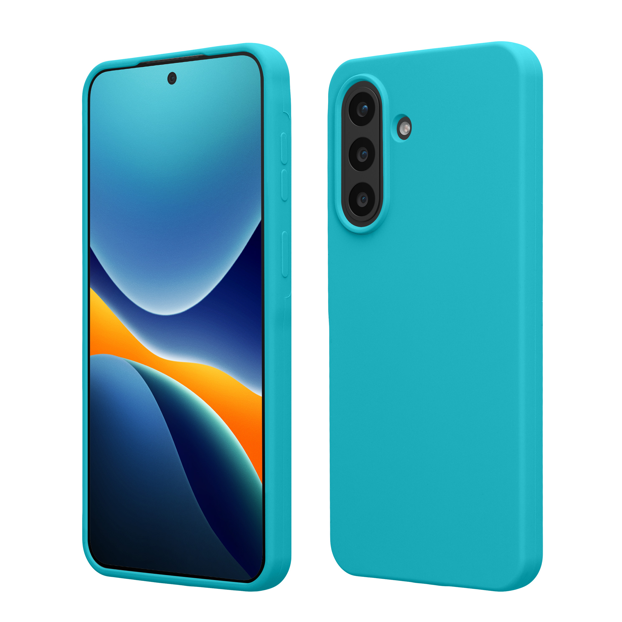 Pouzdro pro Samsung Galaxy A57 5G kwmobile silikonové - ledově modrá