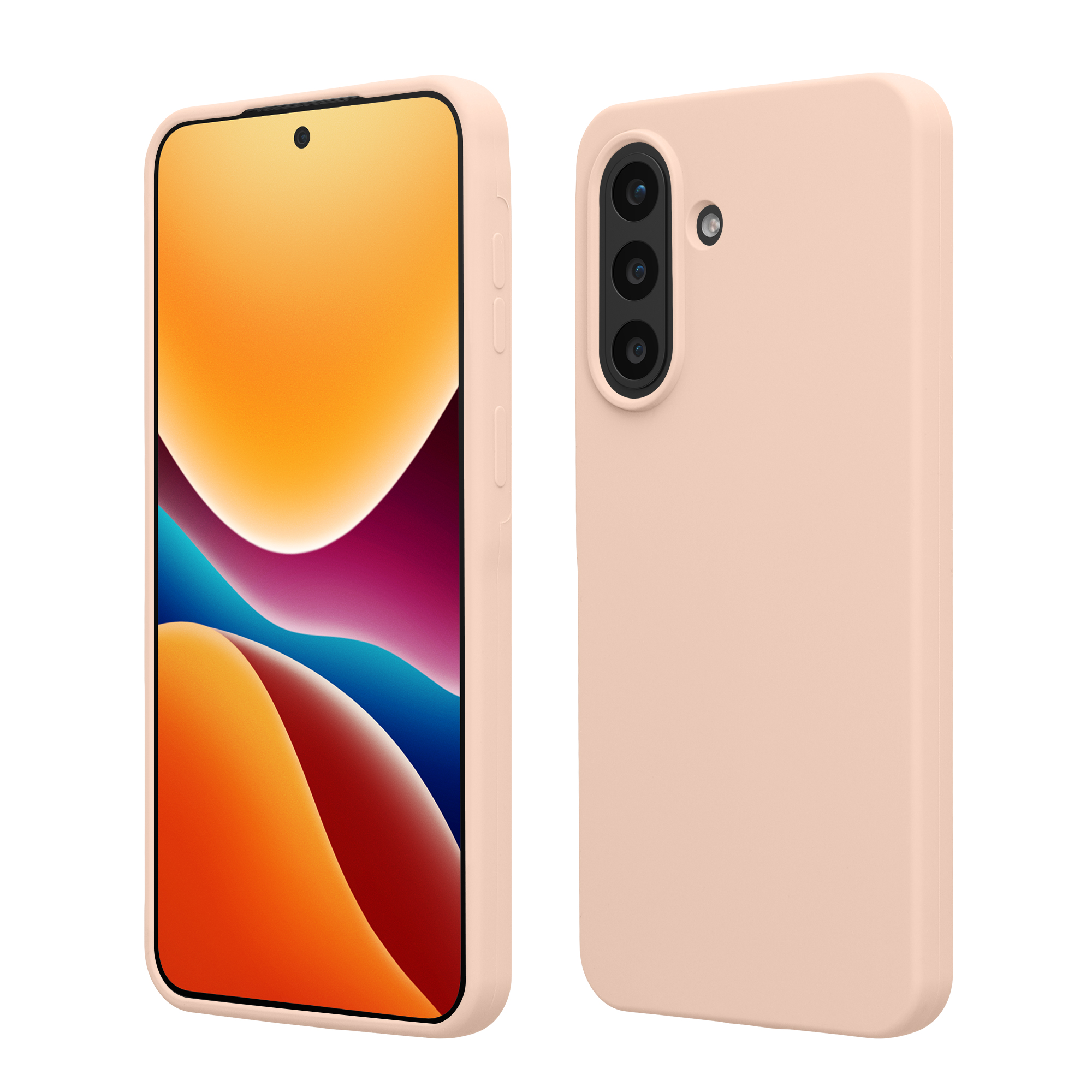 Pouzdro pro Samsung Galaxy A57 5G kwmobile silikonové - kokosová