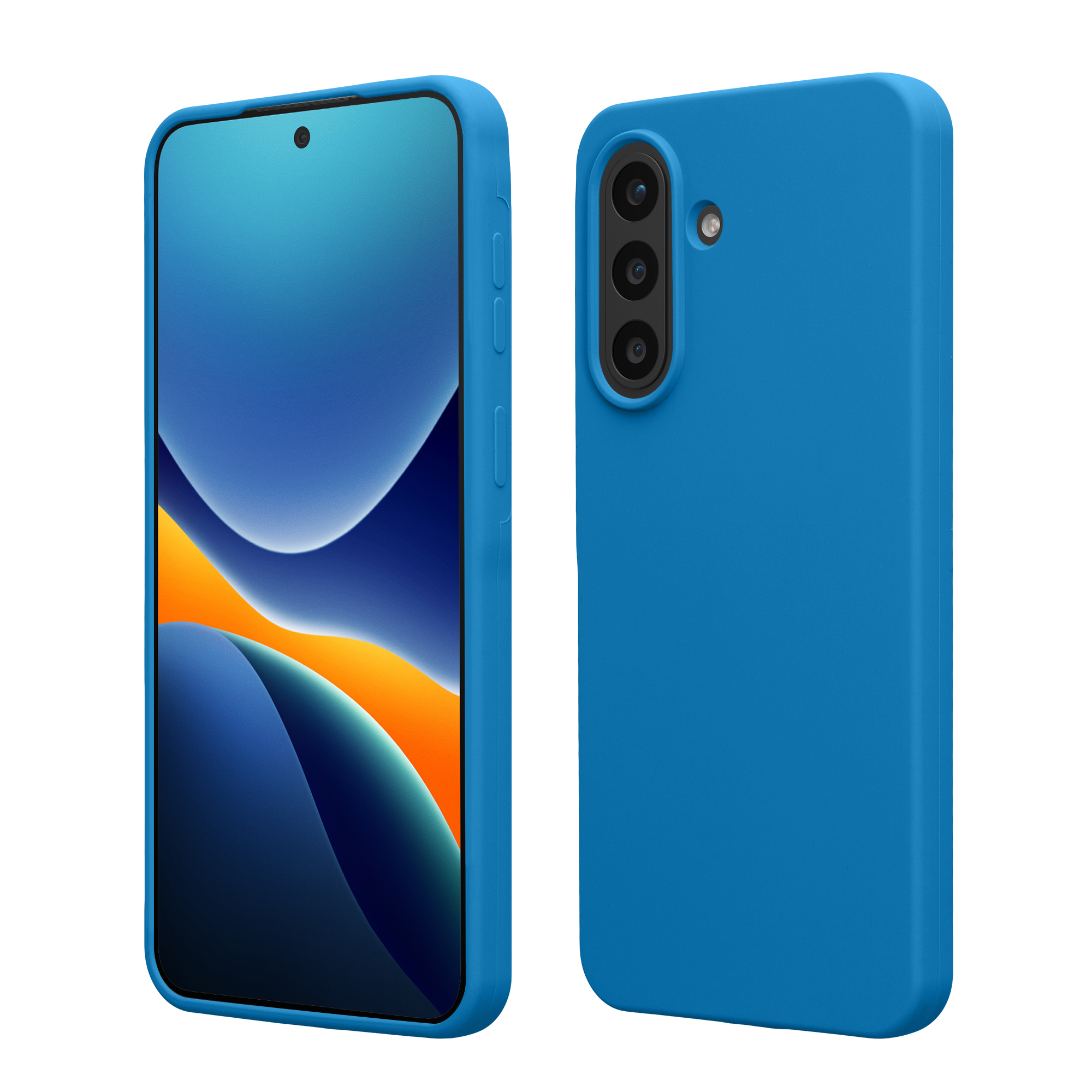Pouzdro pro Samsung Galaxy A57 5G kwmobile silikonové - modrý korál