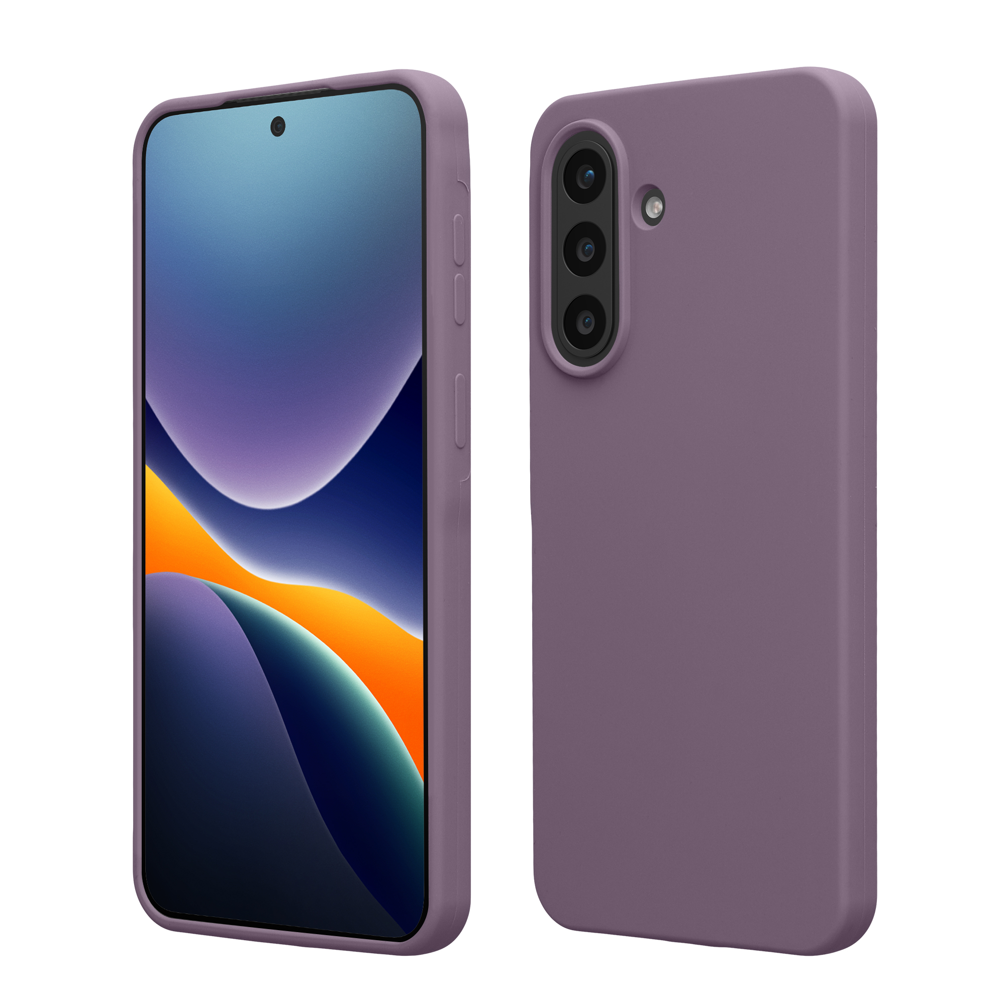 Pouzdro pro Samsung Galaxy A57 5G kwmobile silikonové - pastelová kosatcová