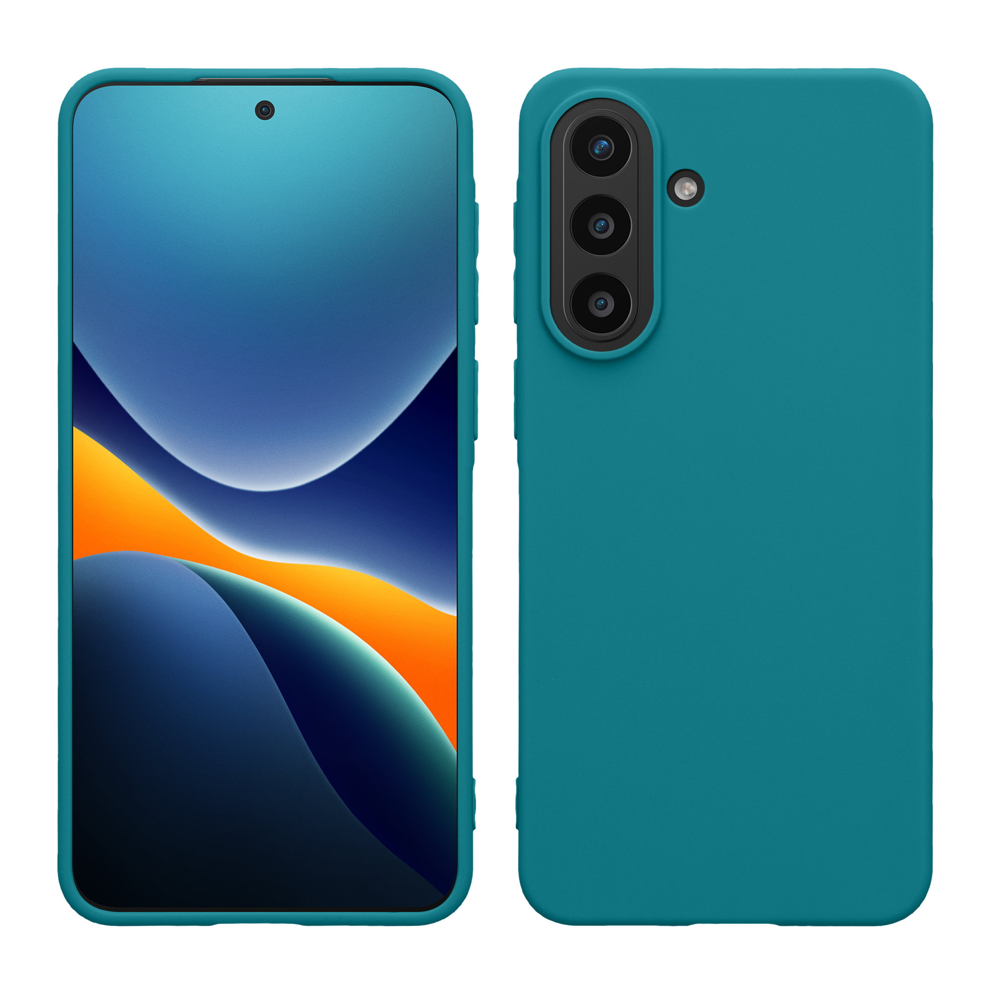Kryt na mobil Samsung Galaxy A57 5G kwmobile TPU Matná petrolejová