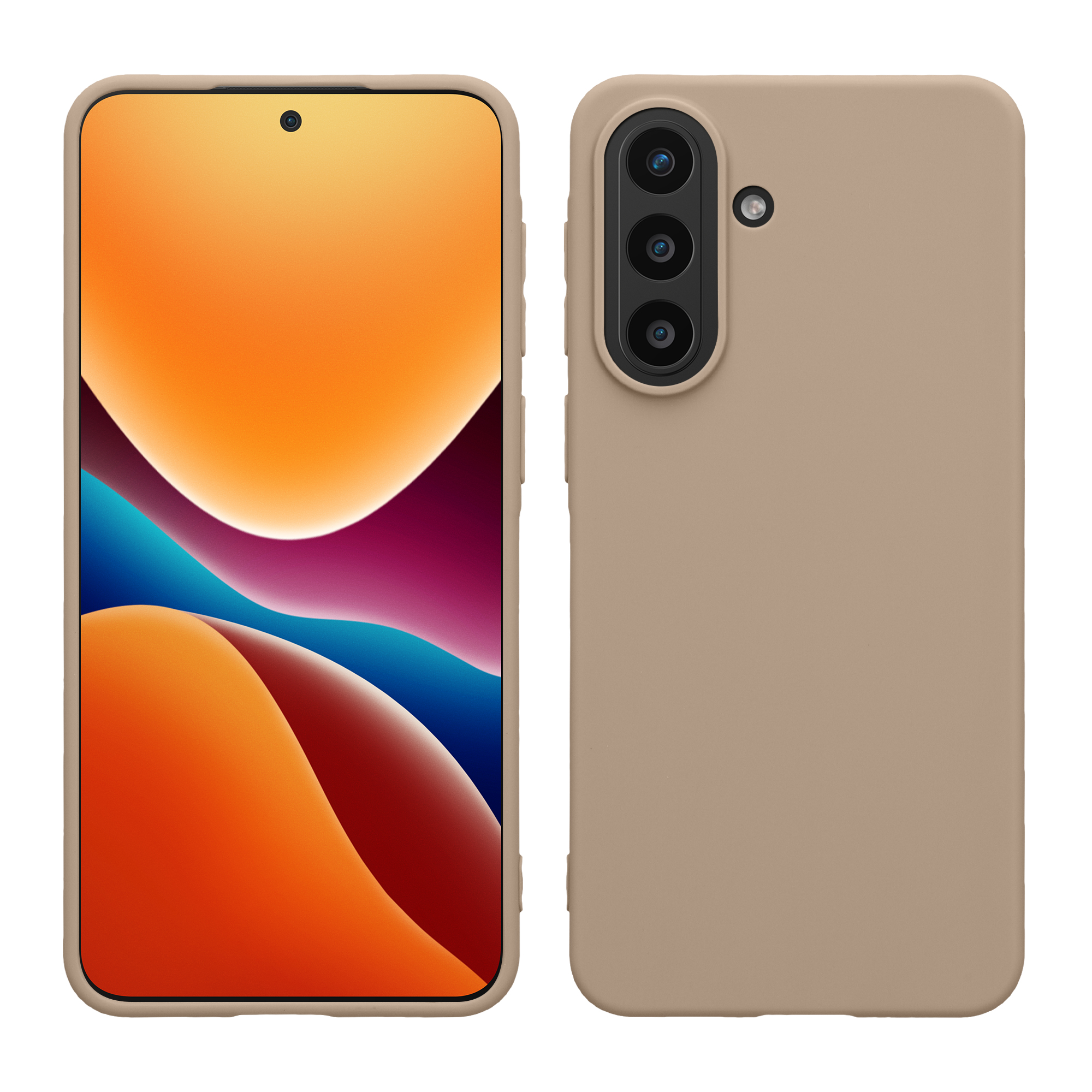 Kryt na mobil Samsung Galaxy A57 5G kwmobile TPU Matná krémová