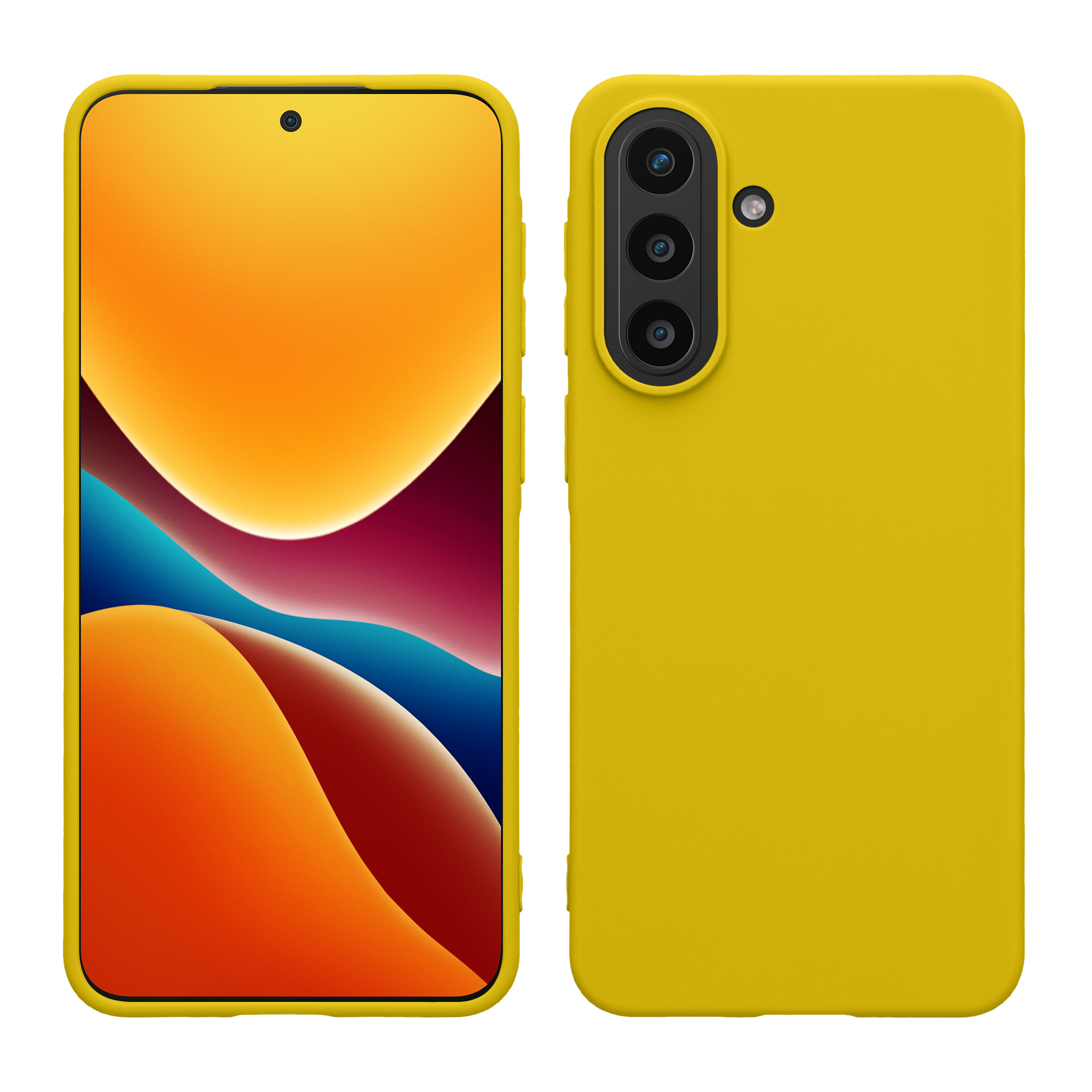 Kryt na mobil Samsung Galaxy A57 5G kwmobile TPU Zářivá žlutá