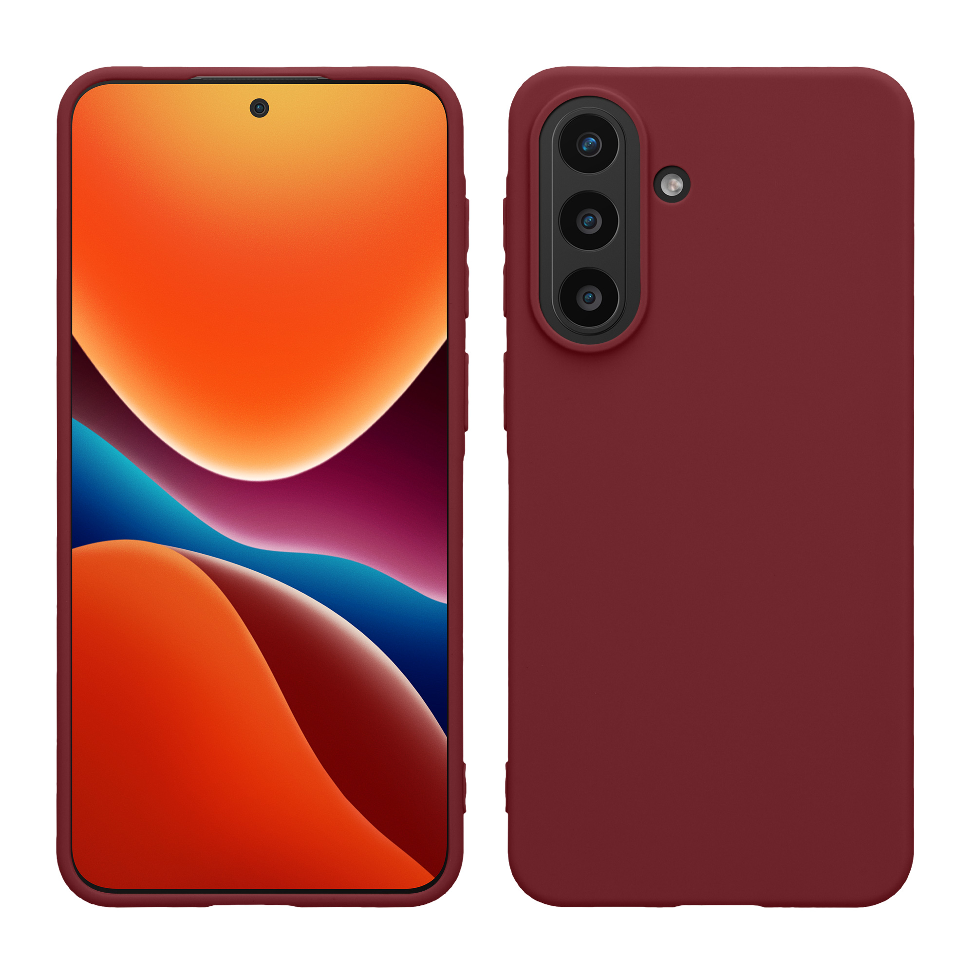 Kryt na mobil Samsung Galaxy A57 5G kwmobile TPU Bordeaux fialová