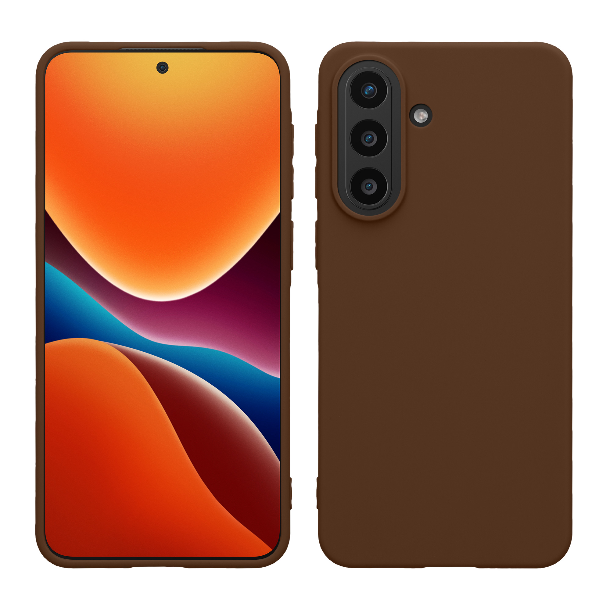 Kryt na mobil Samsung Galaxy A57 5G kwmobile TPU Čokoládová