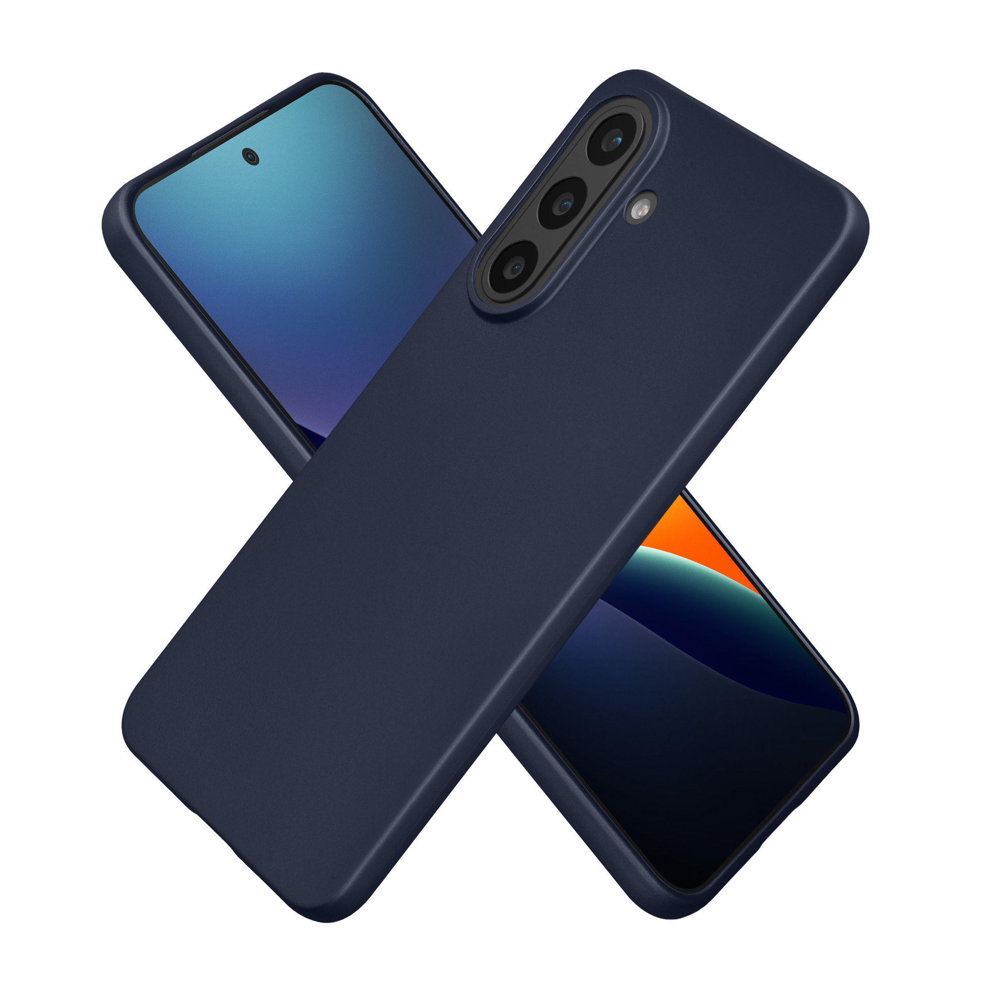 Pouzdro pro Samsung Galaxy A57 5G kwmobile tenké metalické silikonové - metalická modrá