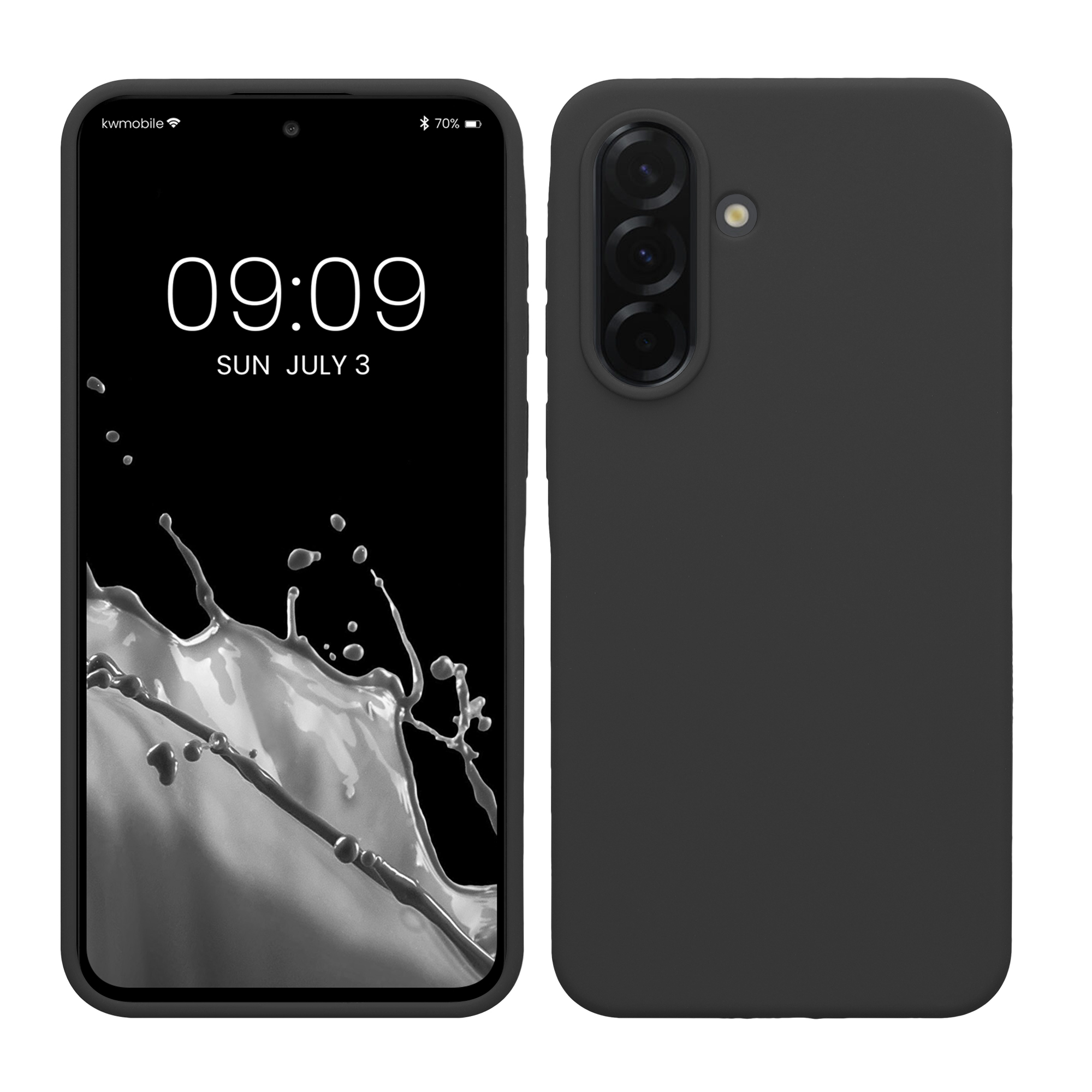 Pouzdro pro Samsung Galaxy A37 5G kwmobile silikonové - tmavě šedá