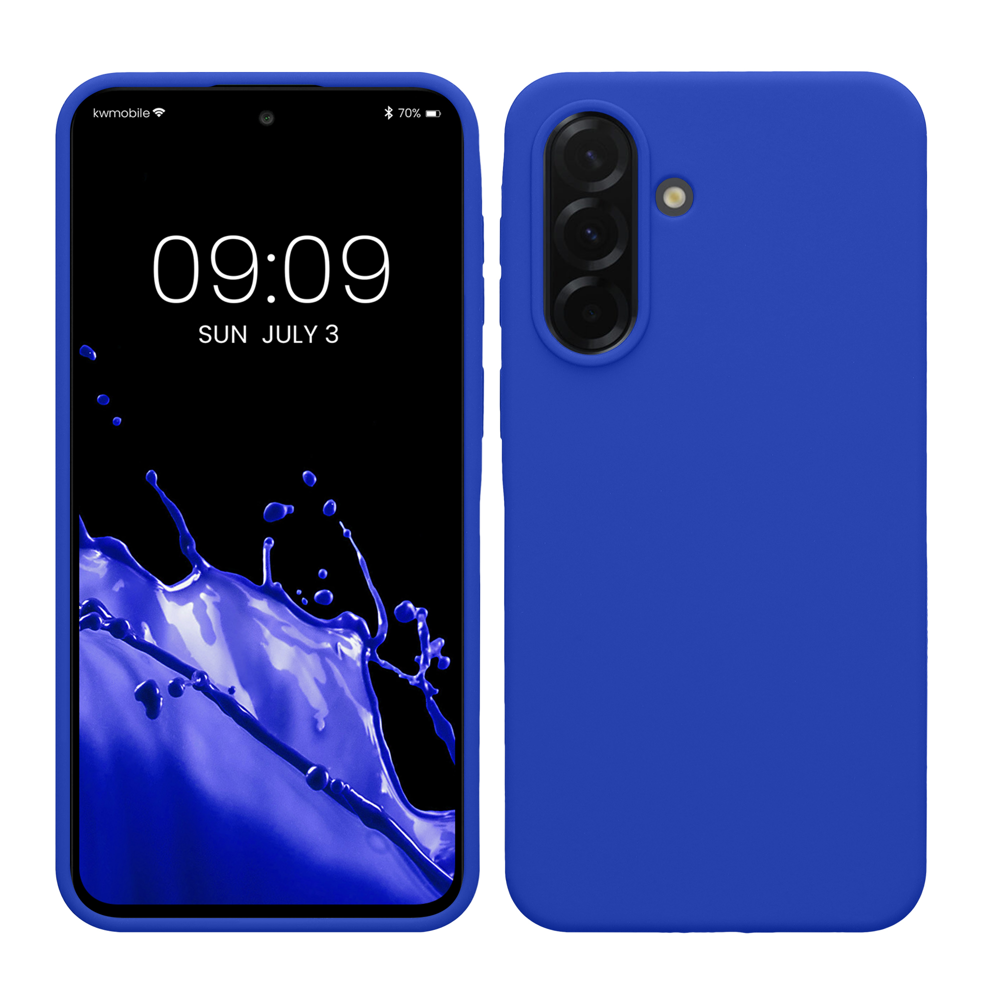 Pouzdro pro Samsung Galaxy A37 5G kwmobile silikonové - baltská modrá