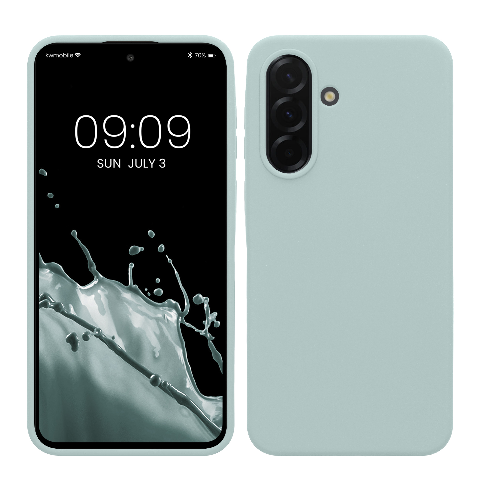 Kryt na mobil Samsung Galaxy A37 5G kwmobile TPU Chladná mátová