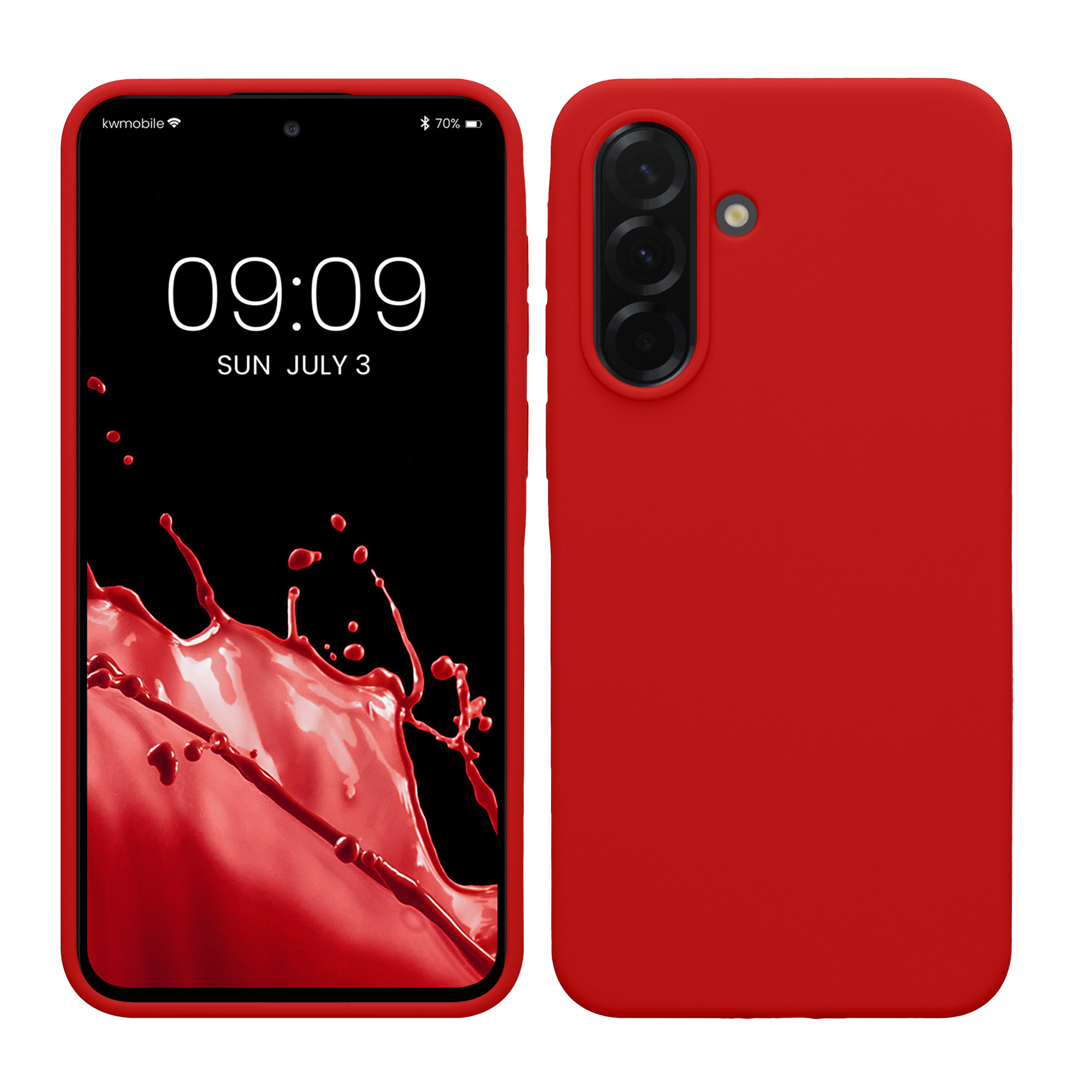 Kryt na mobil Samsung Galaxy A37 5G kwmobile TPU Klasická červená
