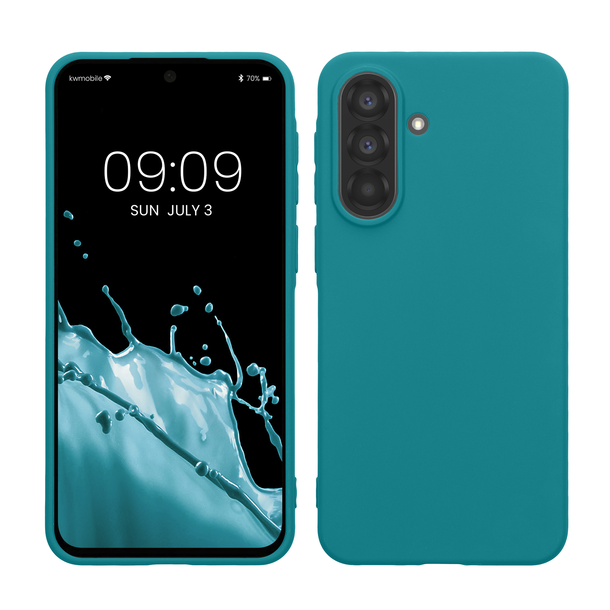 Pouzdro pro Samsung Galaxy A37 5G kwmobile TPU - matná petrolejová