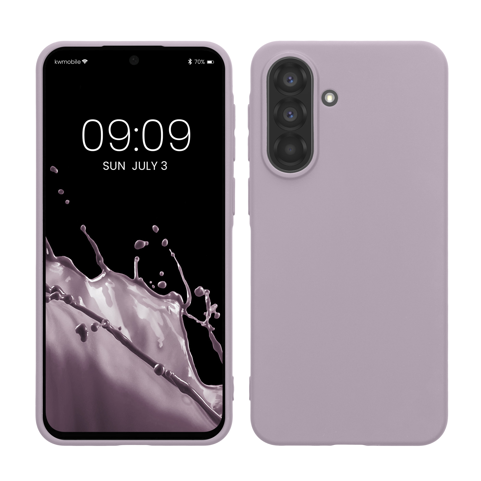 Kryt na mobil Samsung Galaxy A37 5G, nárazuvzdorný - kwmobile, levandulový