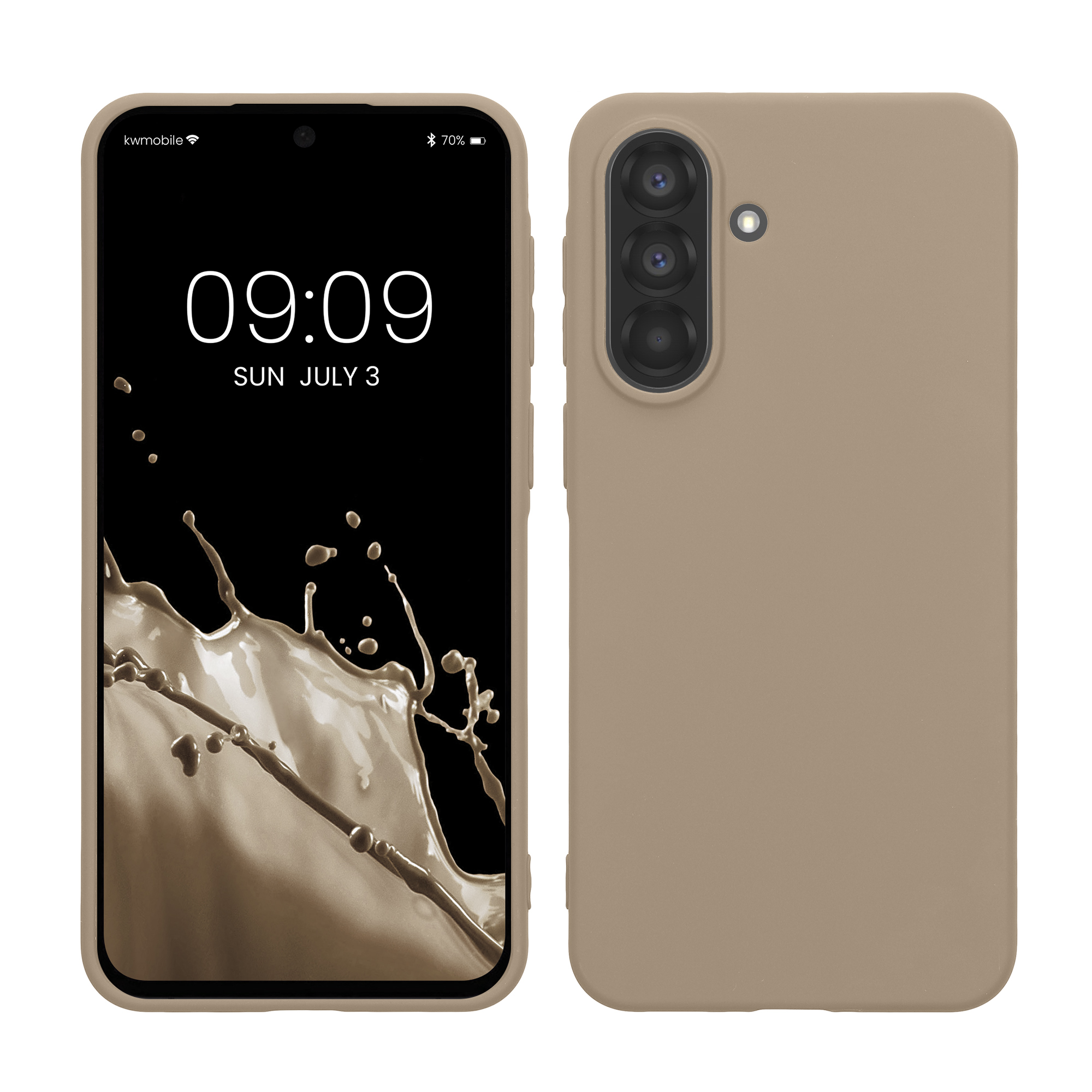 Kryt na mobil Samsung Galaxy A37 5G kwmobile TPU Matná krémová