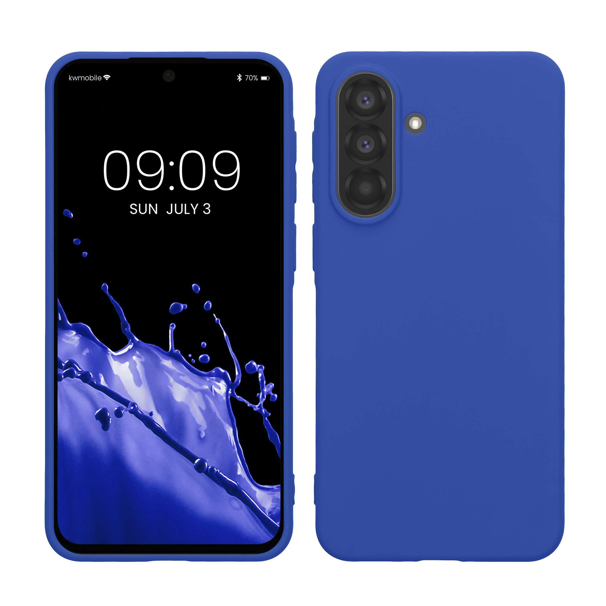 Kryt na mobil Samsung Galaxy A37 5G kwmobile TPU Baltická modrá
