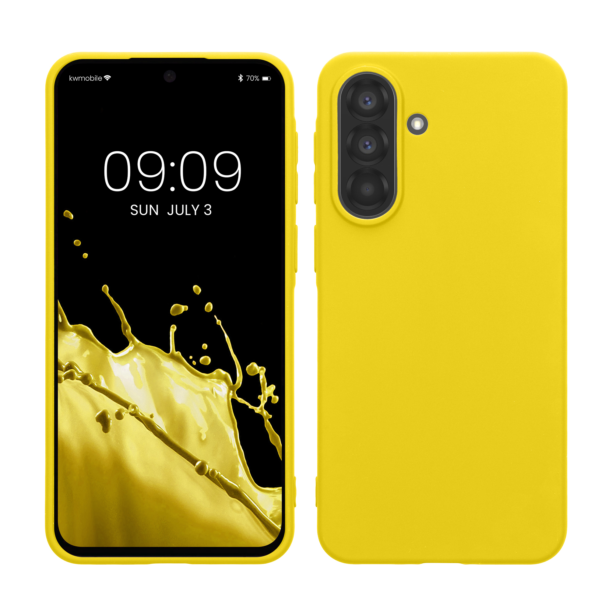 Pouzdro pro Samsung Galaxy A37 5G kwmobile TPU - zářivě žlutá