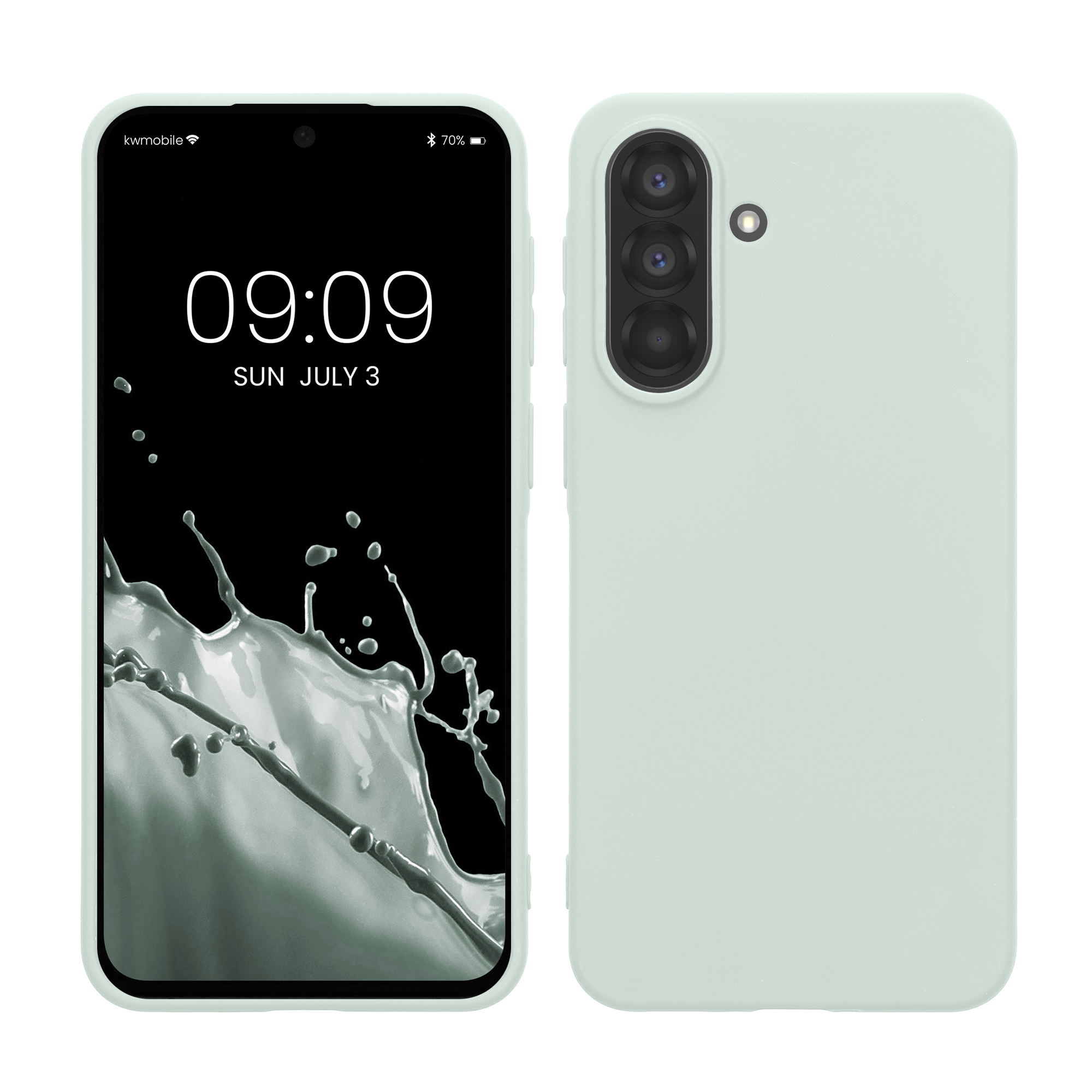 Kryt na mobil Samsung Galaxy A37 5G kwmobile TPU Chladná mátová