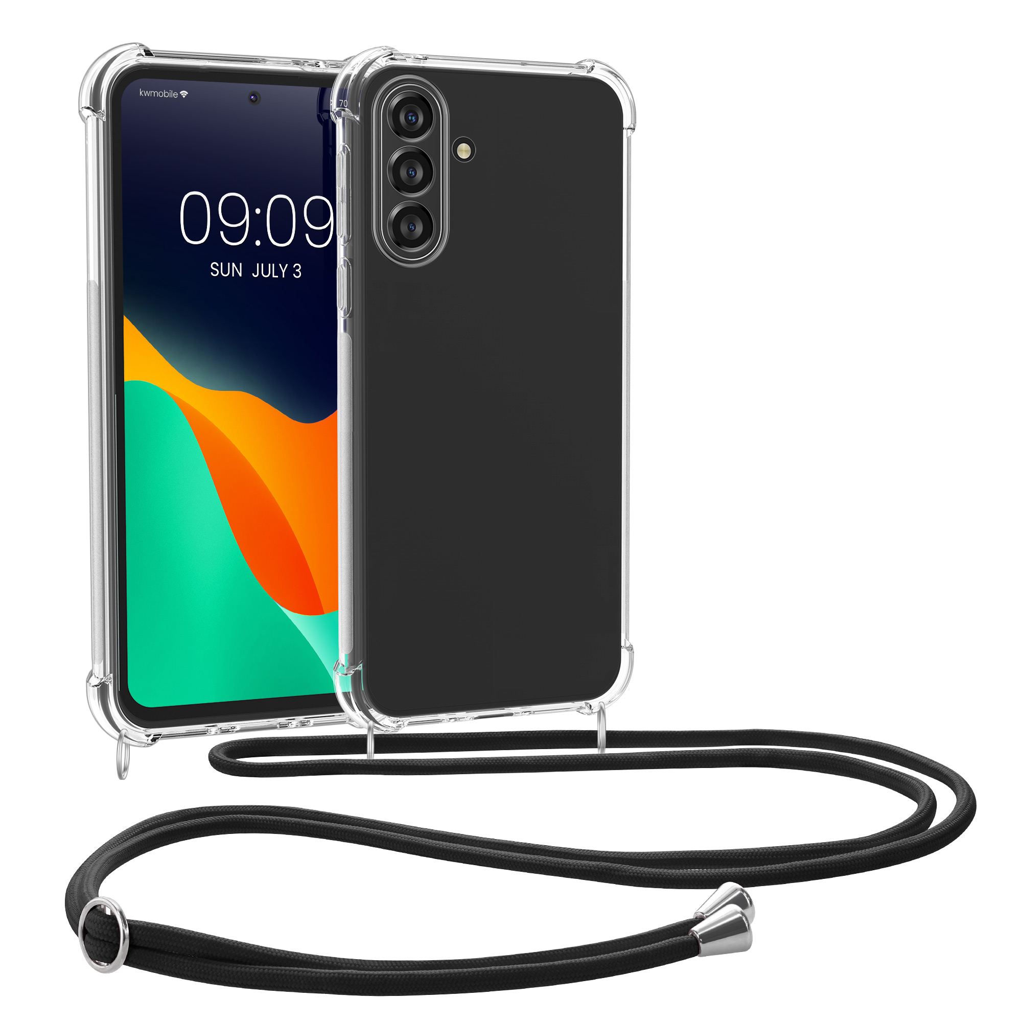 Pouzdro s popruhem (crossbody) pro Samsung Galaxy A37 5G kwmobile TPU - transparentní