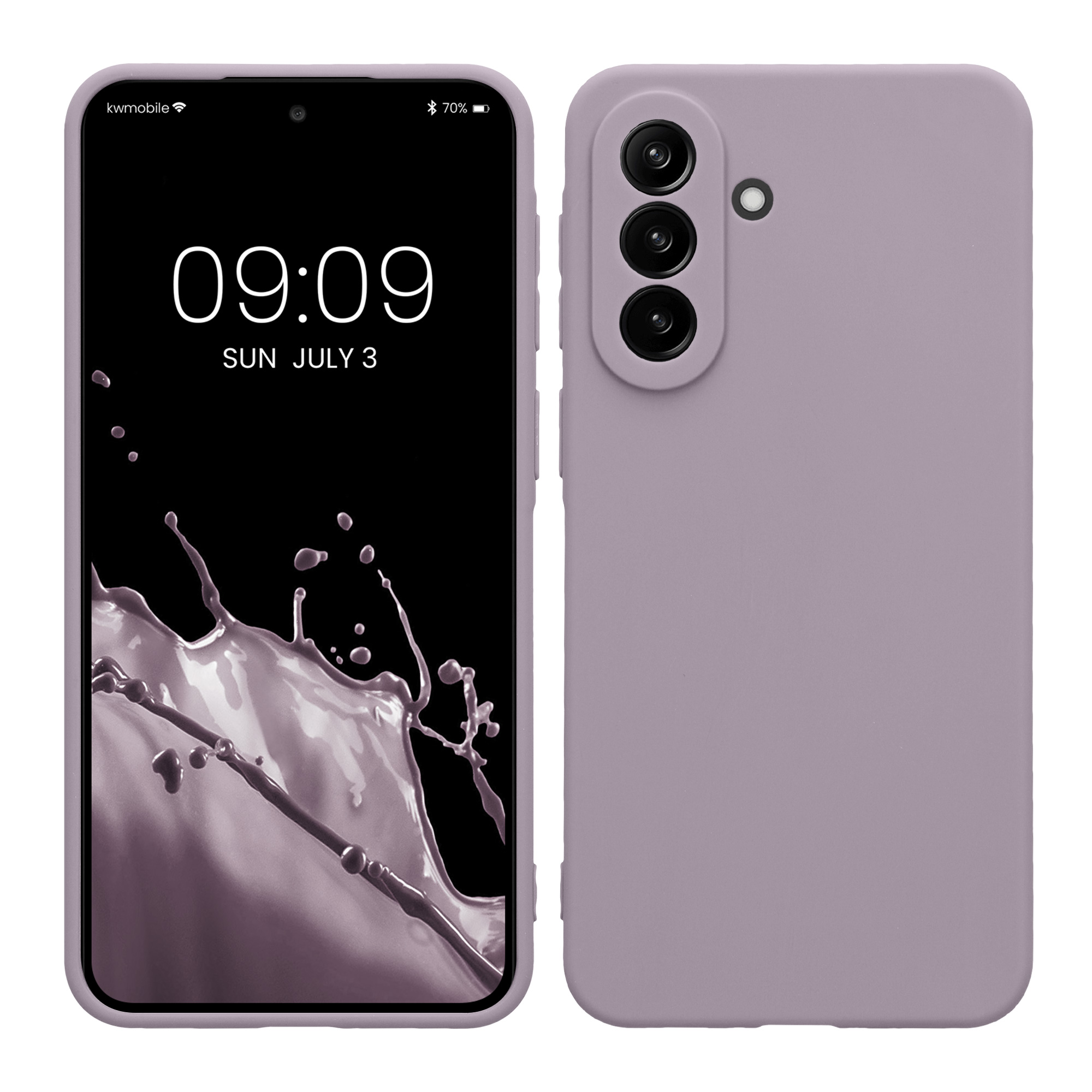 Pouzdro pro Samsung Galaxy A37 5G kwmobile tenké TPU - levandulová