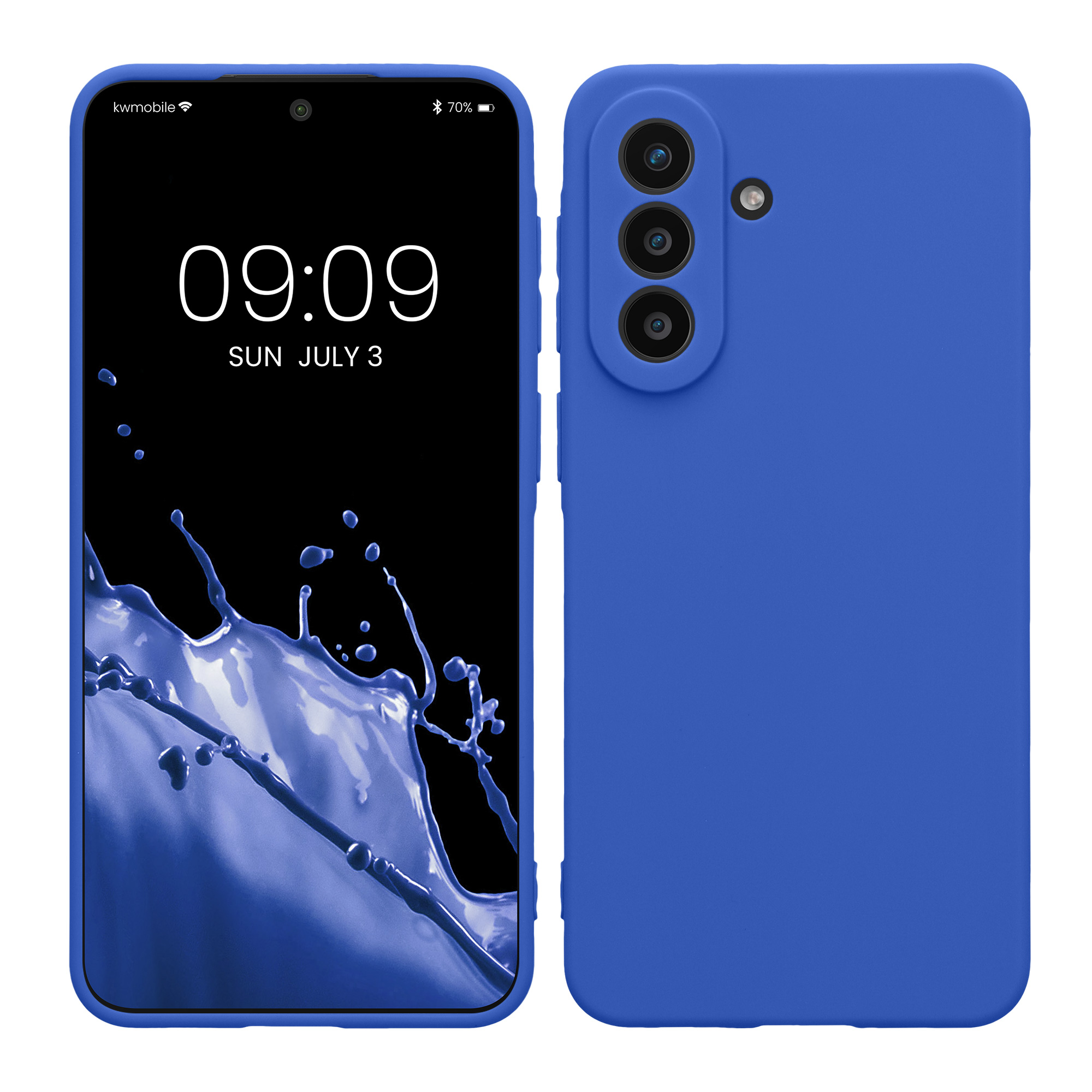 Pouzdro pro Samsung Galaxy A57 5G kwmobile tenké TPU - baltská modrá