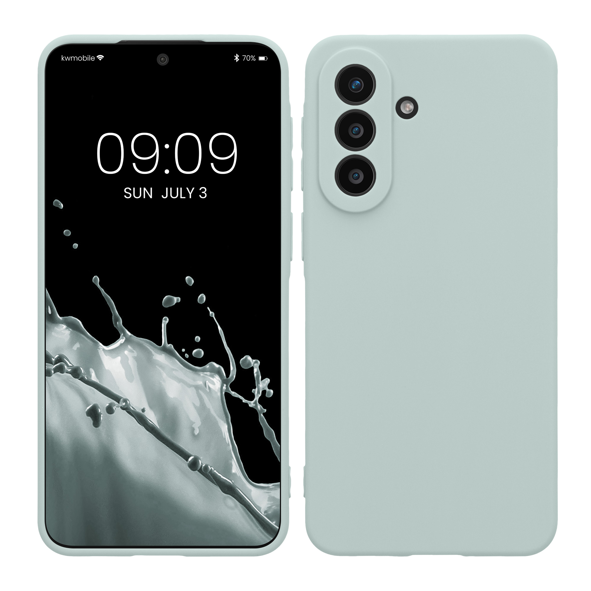 Kryt na mobil Samsung Galaxy A57 5G, tenký - kwmobile, chladivý mátový