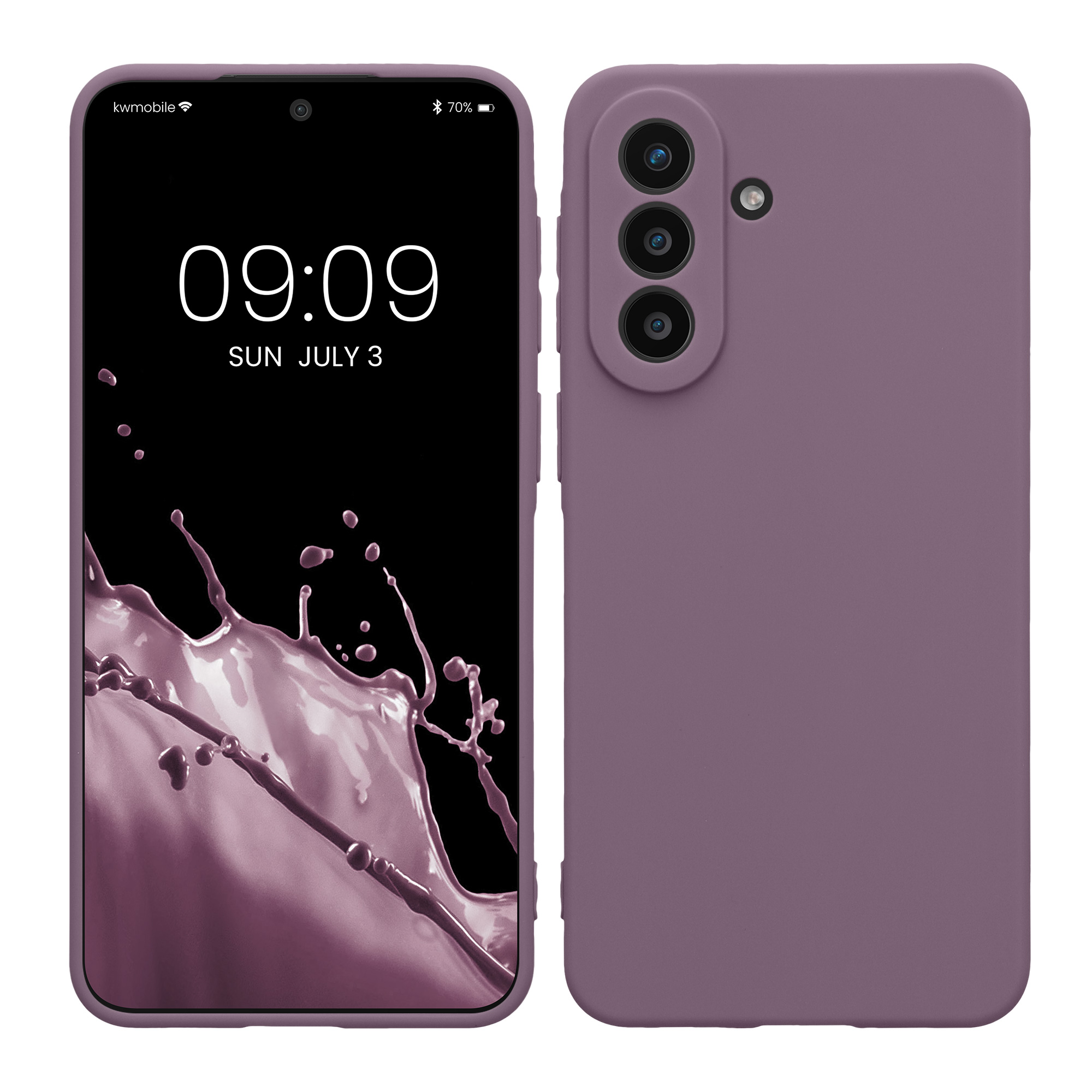 Pouzdro pro Samsung Galaxy A57 5G kwmobile tenké TPU - pastelová kosatcová