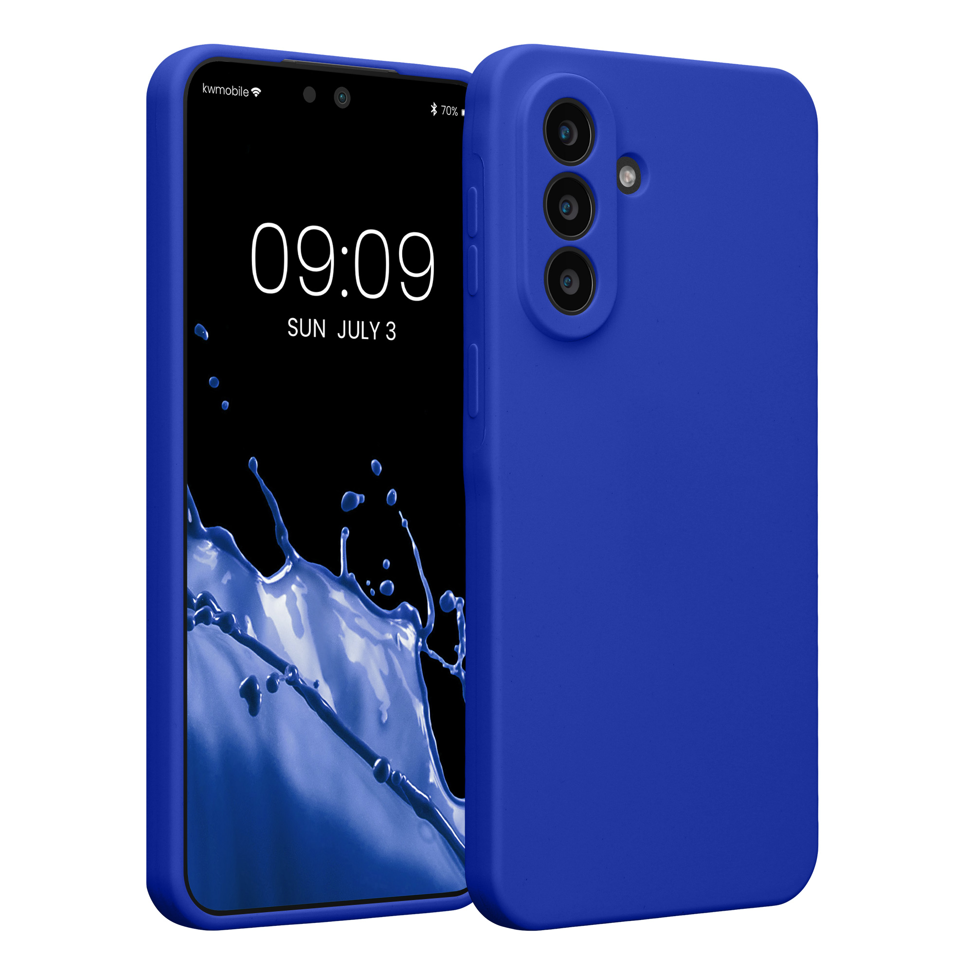 Pouzdro pro Samsung Galaxy A57 5G kwmobile tenké silikonové - baltská modrá