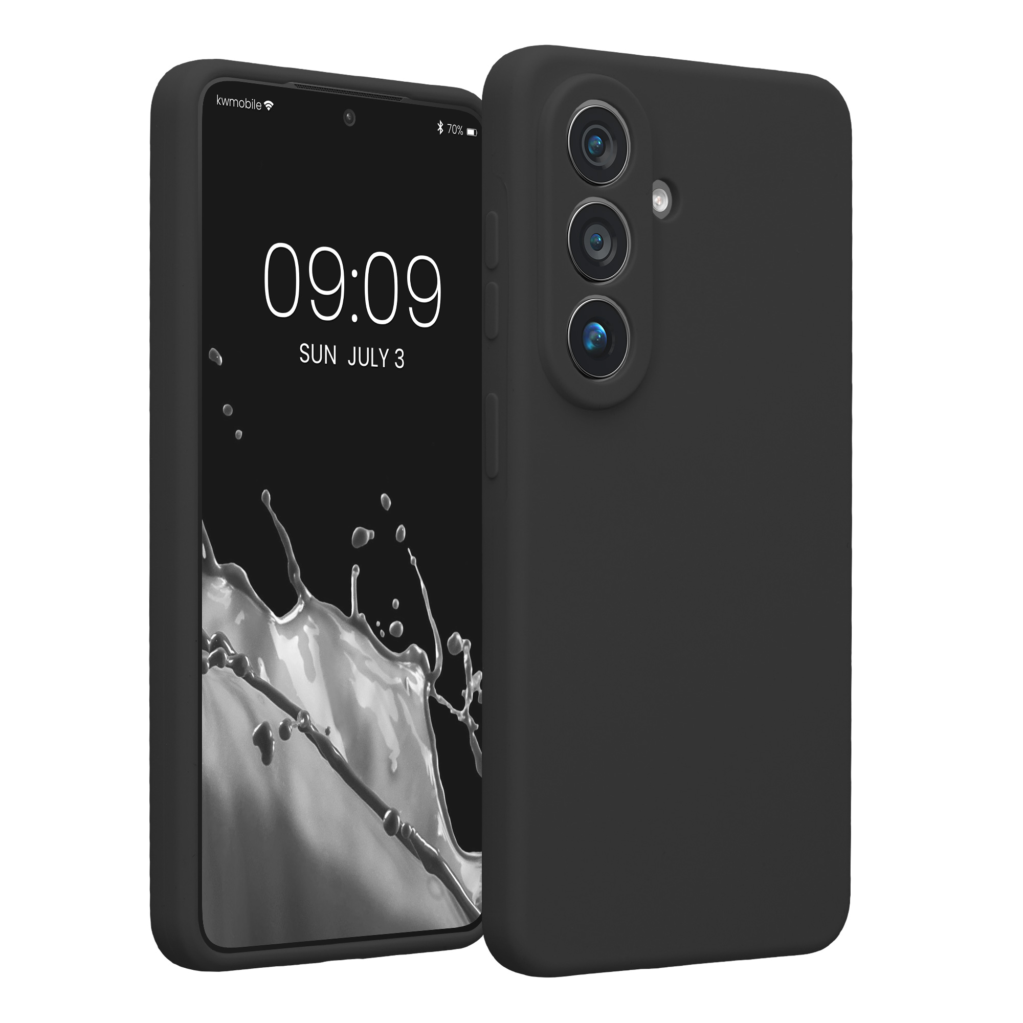 Pouzdro pro Samsung Galaxy S26 kwmobile tenké silikonové - tmavě šedá