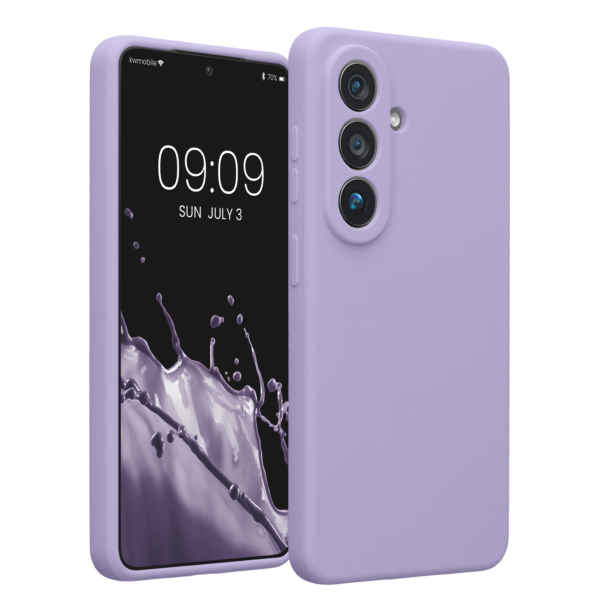 Pouzdro pro Samsung Galaxy S26 kwmobile tenké silikonové - levandulová