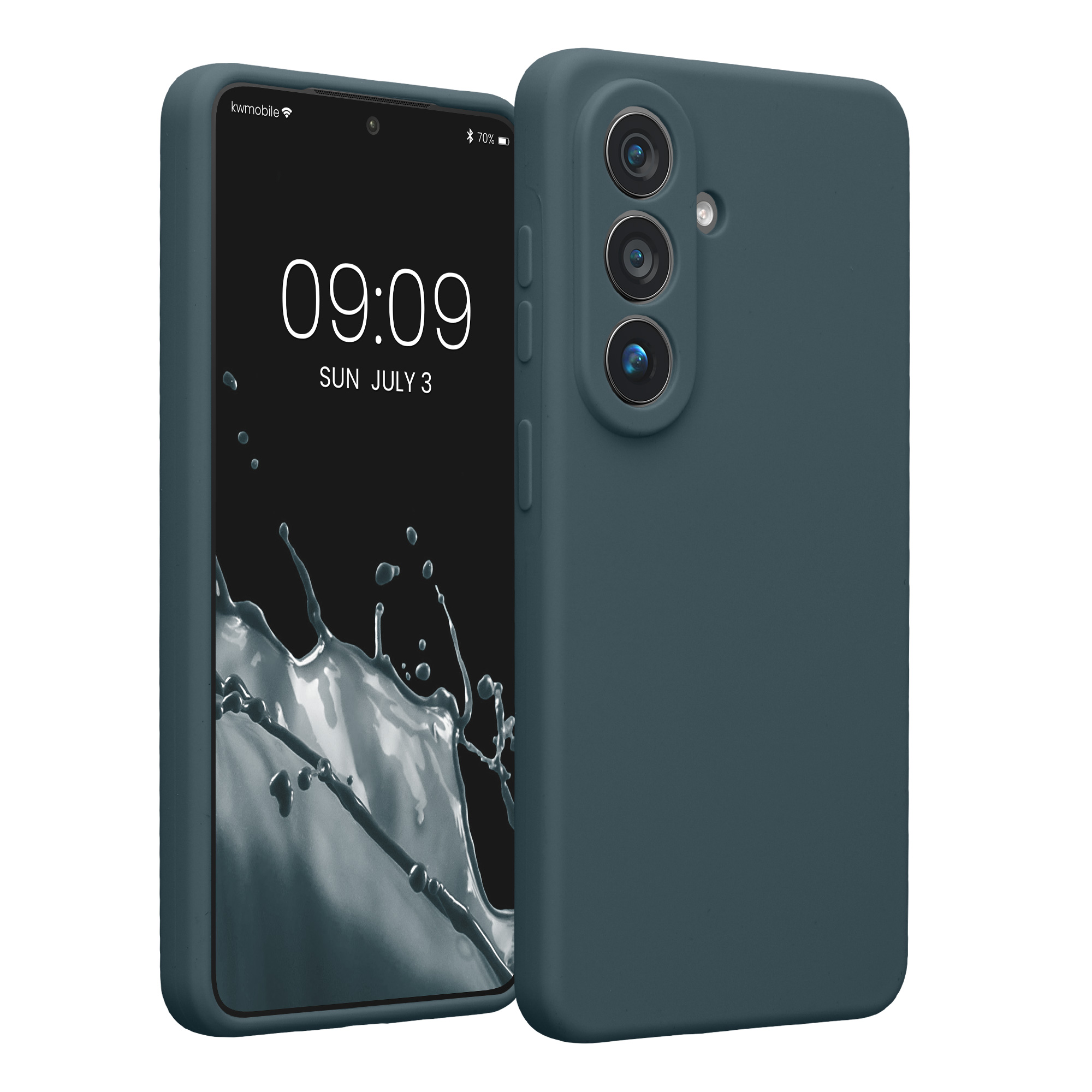 Pouzdro pro Samsung Galaxy S26 kwmobile tenké silikonové - tmavá antracitová