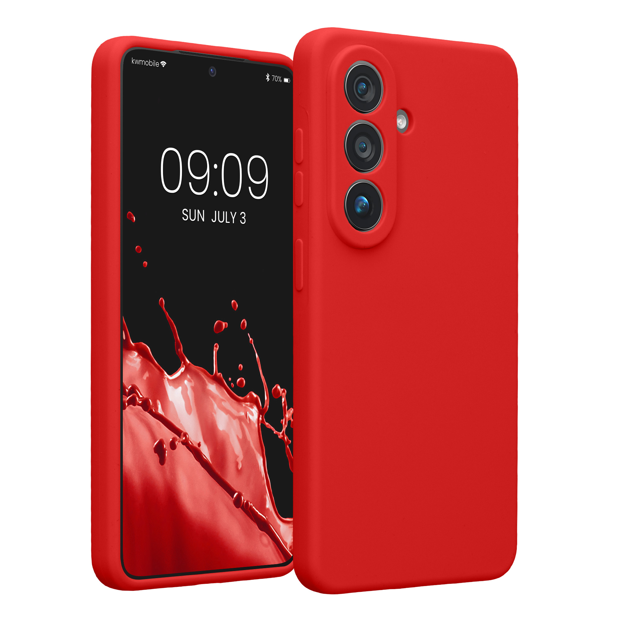 Pouzdro pro Samsung Galaxy S26 kwmobile tenké silikonové - klasická červená