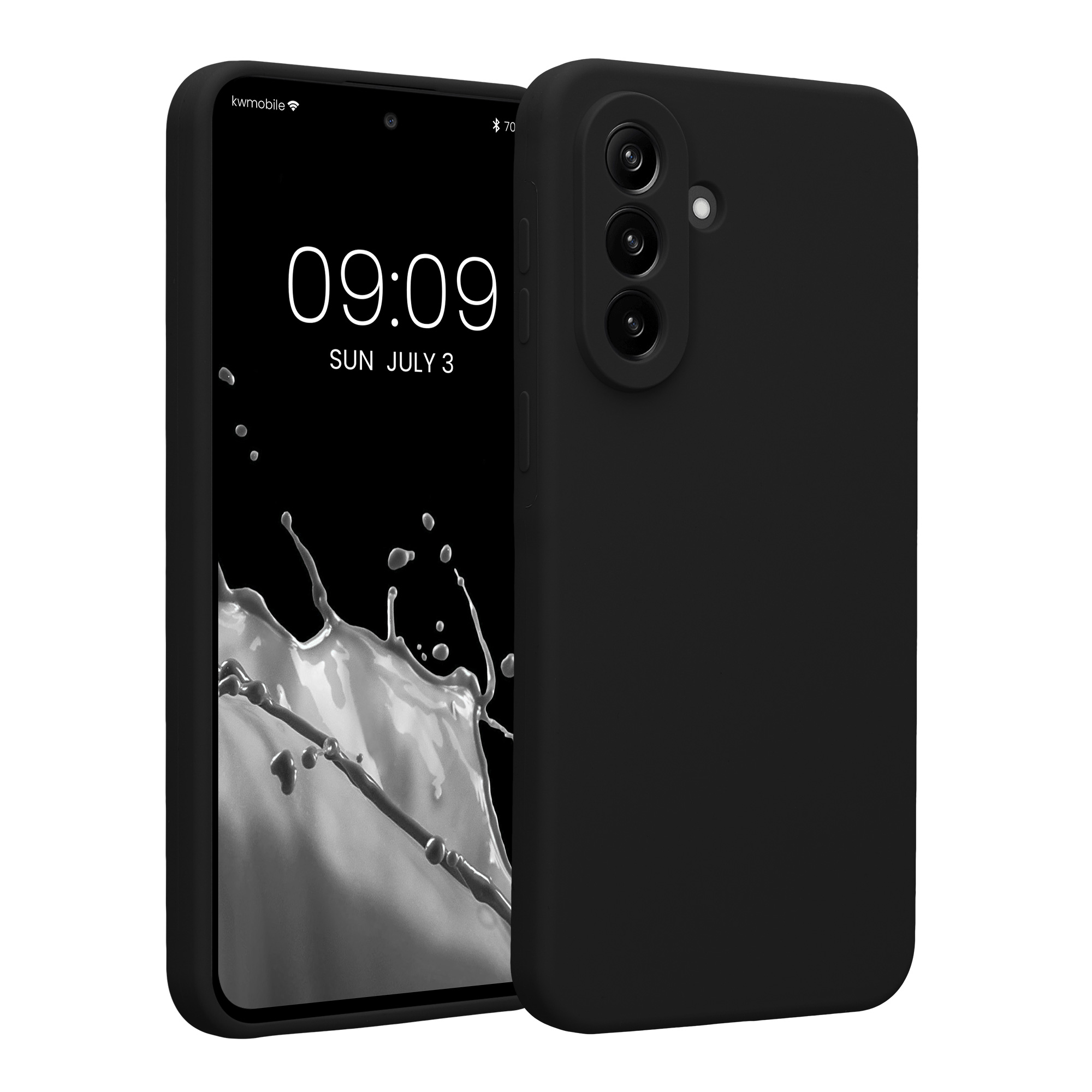 Pouzdro pro Samsung Galaxy A37 5G kwmobile tenké silikonové - černá