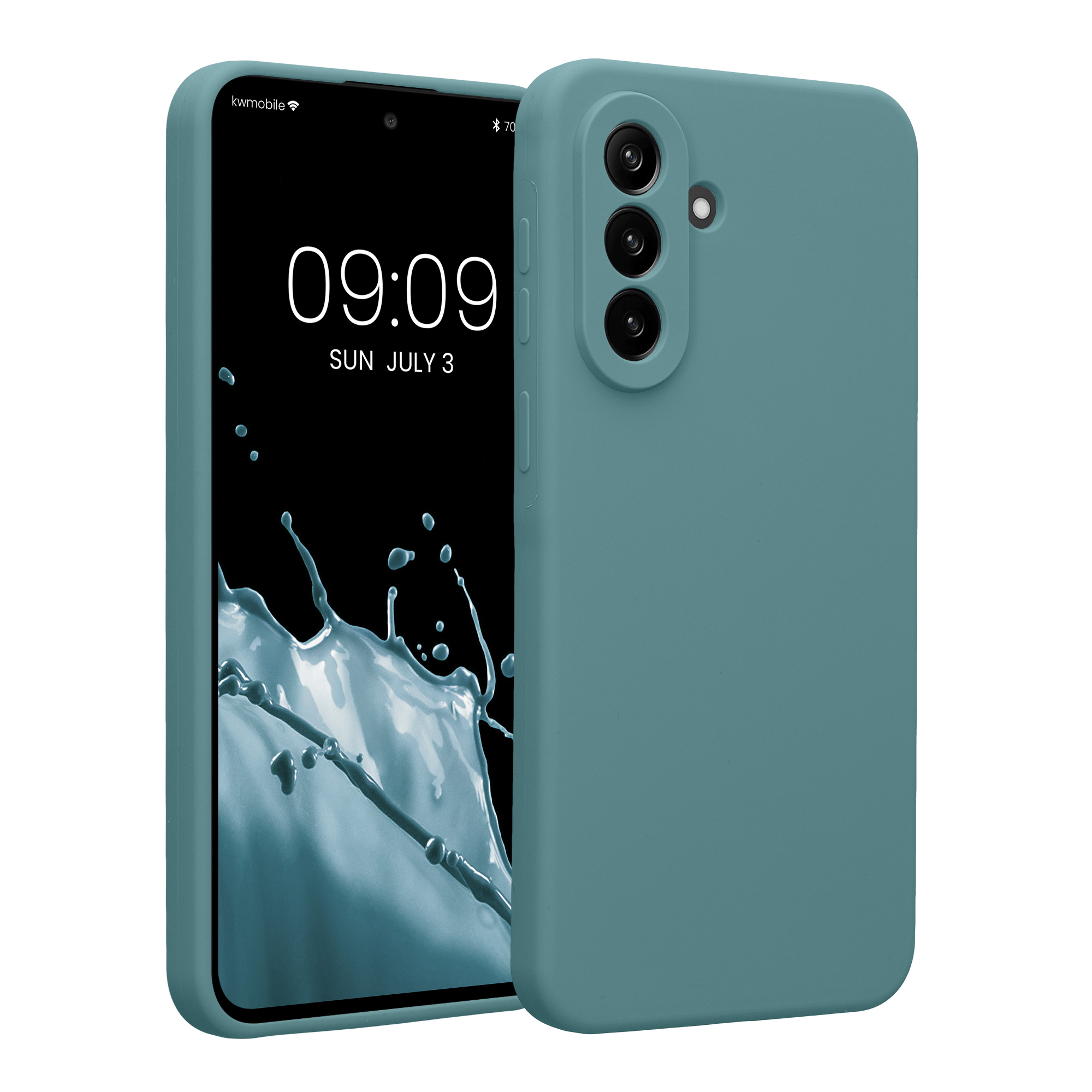 Pouzdro pro Samsung Galaxy A37 5G kwmobile tenké silikonové - arktická noc