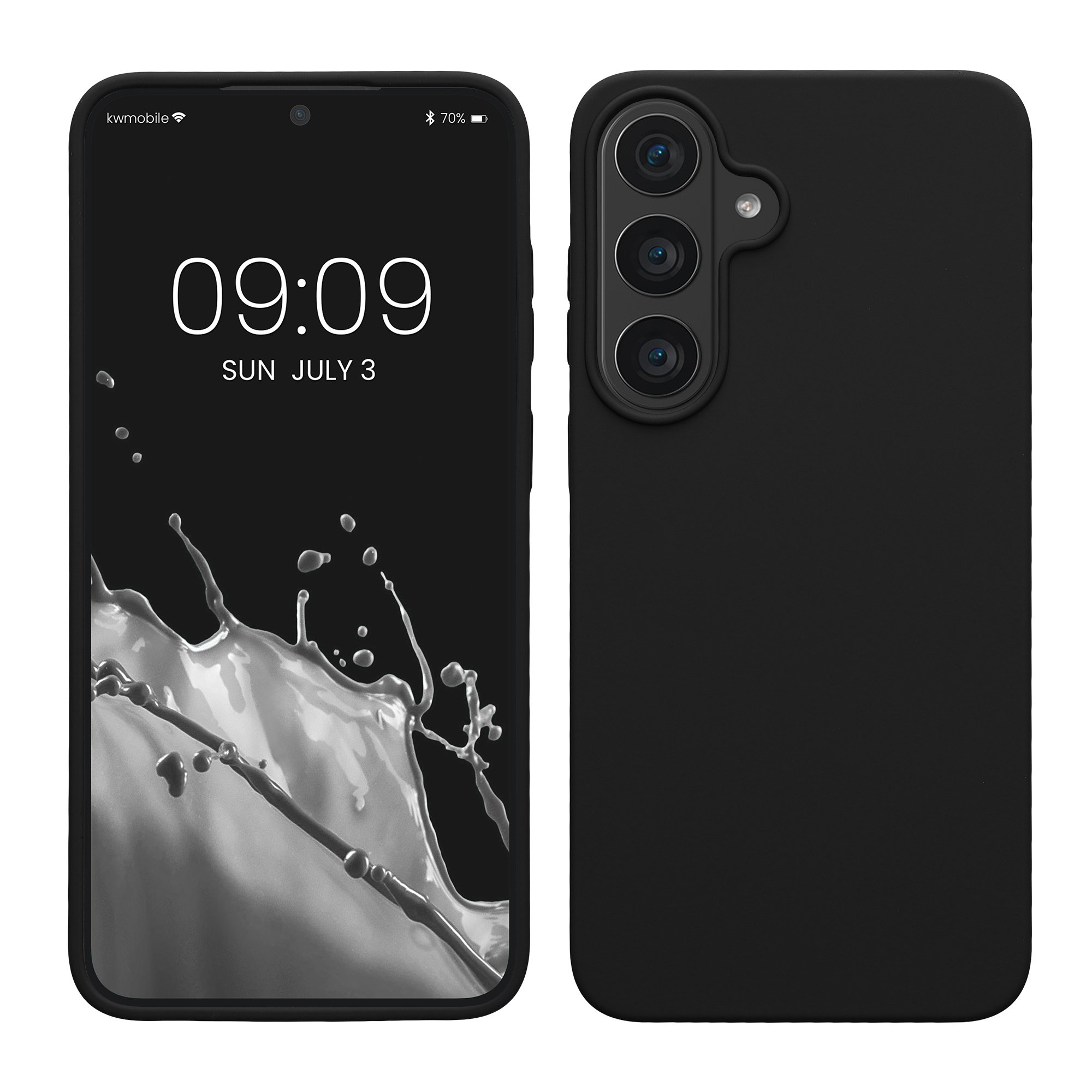 Pouzdro pro Samsung Galaxy S26 FE kwmobile silikonové - černá