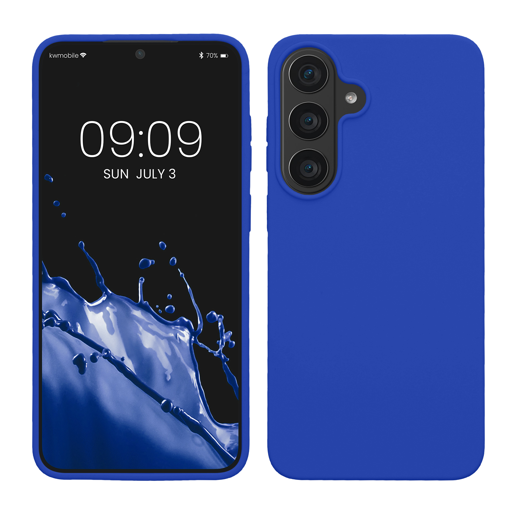 Pouzdro pro Samsung Galaxy S26 FE kwmobile silikonové - baltská modrá